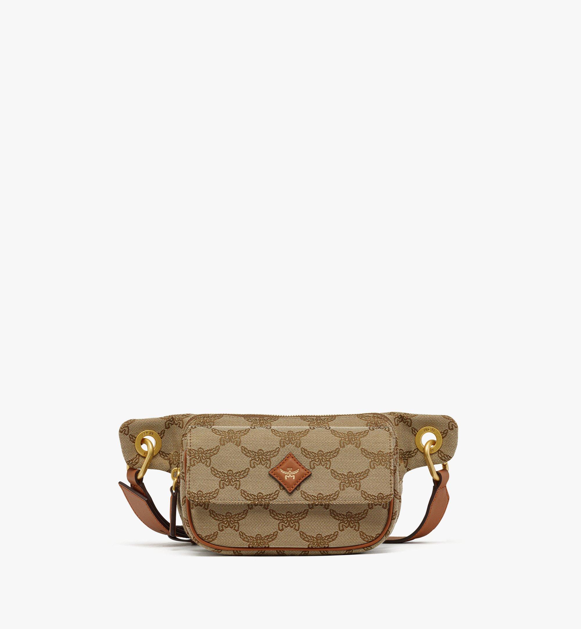 Gucci Belt Monogram Beige/Off White in Canvas Leather with Light