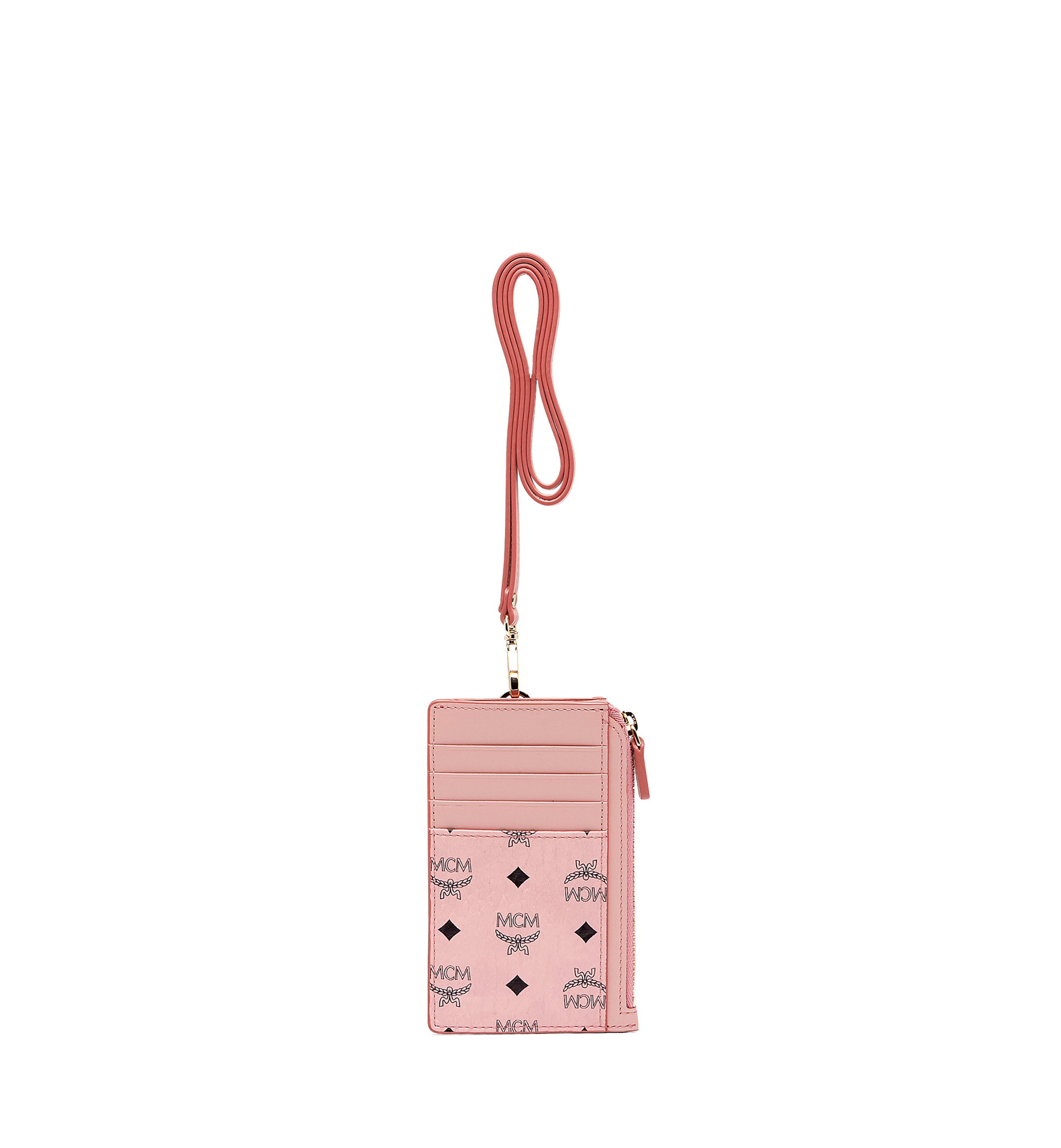 MCM Lanyard Card Holder in Visetos  MXA7SVI41PZ001 Alternate View 2