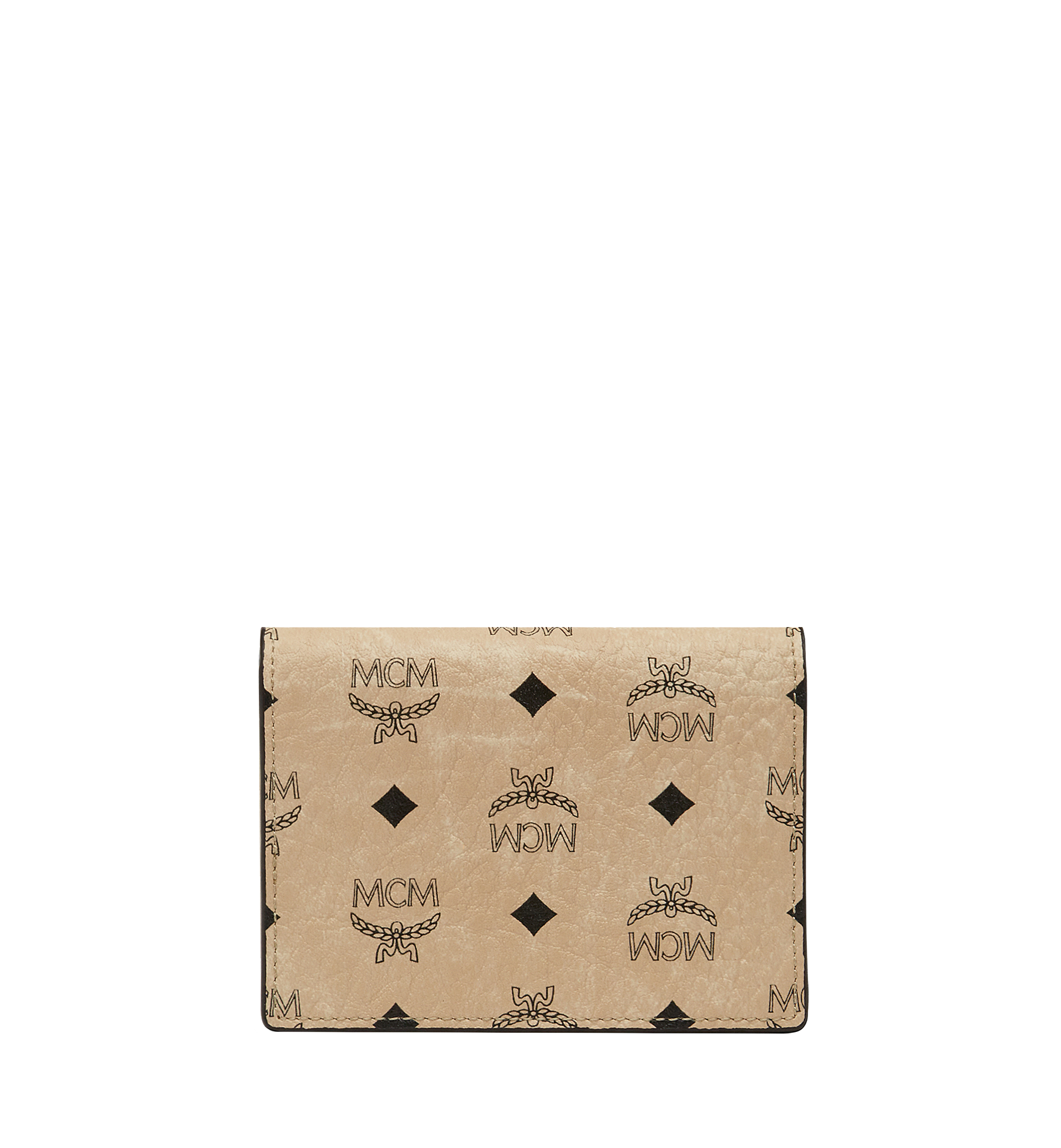 Small Claus Card Case in Visetos Beige MCM AT