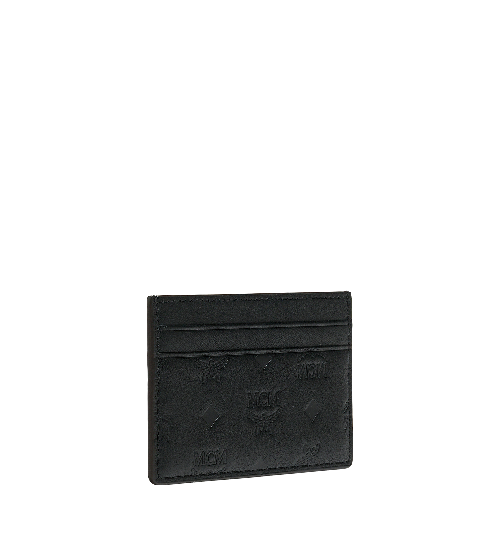 Mini Aren Card Case in Monogram Leather Black | MCM ®TH