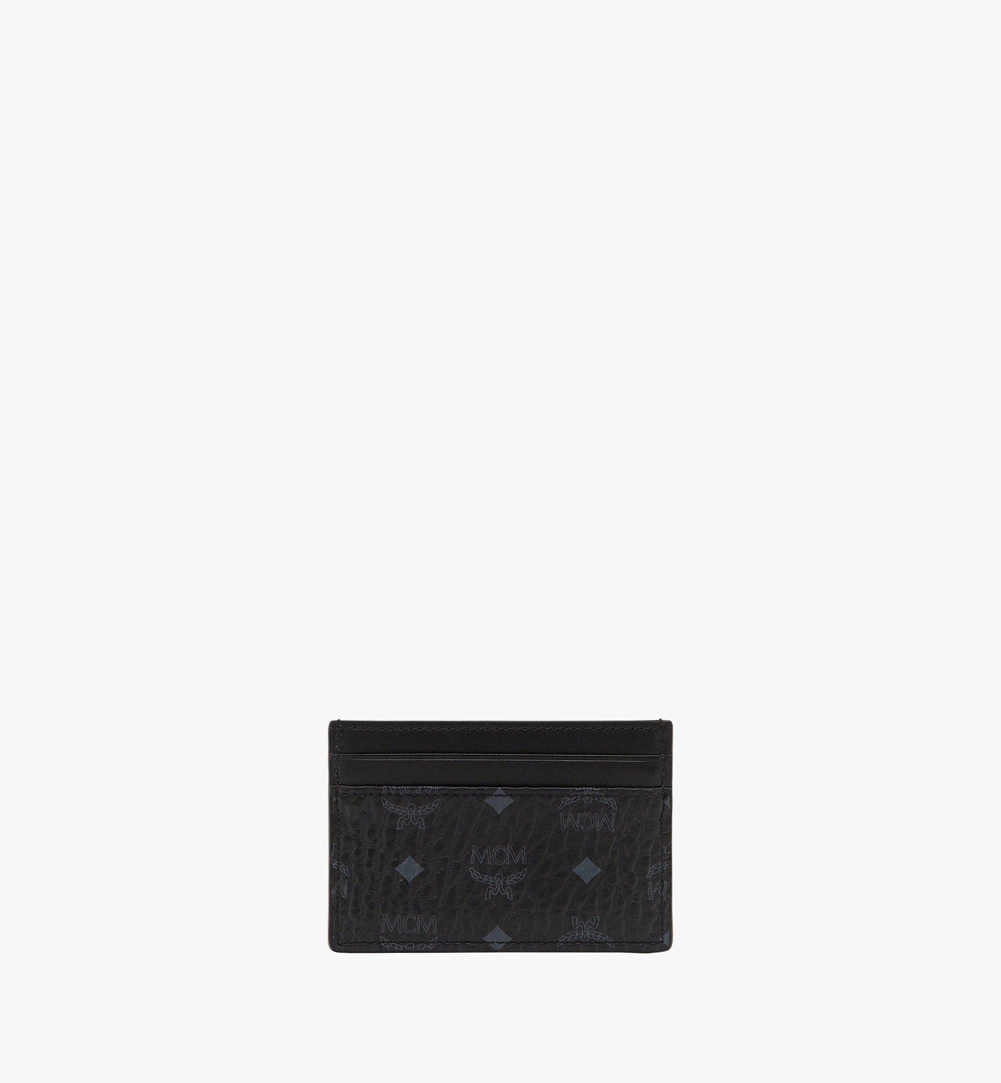 Mini Card Case in Visetos Original Black | MCM ®US