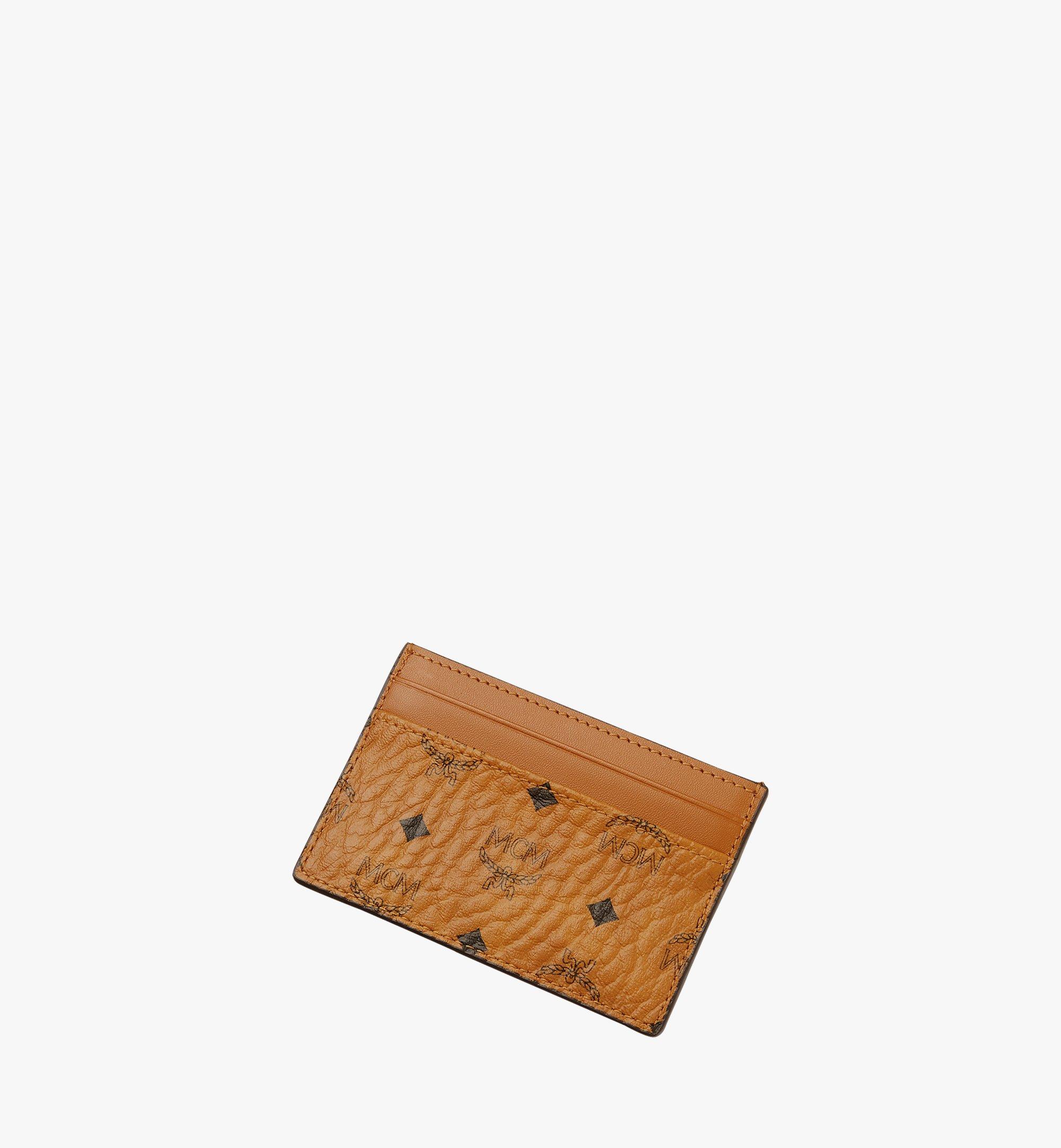 Mini Card Case in Visetos Original Cognac | MCM ®US