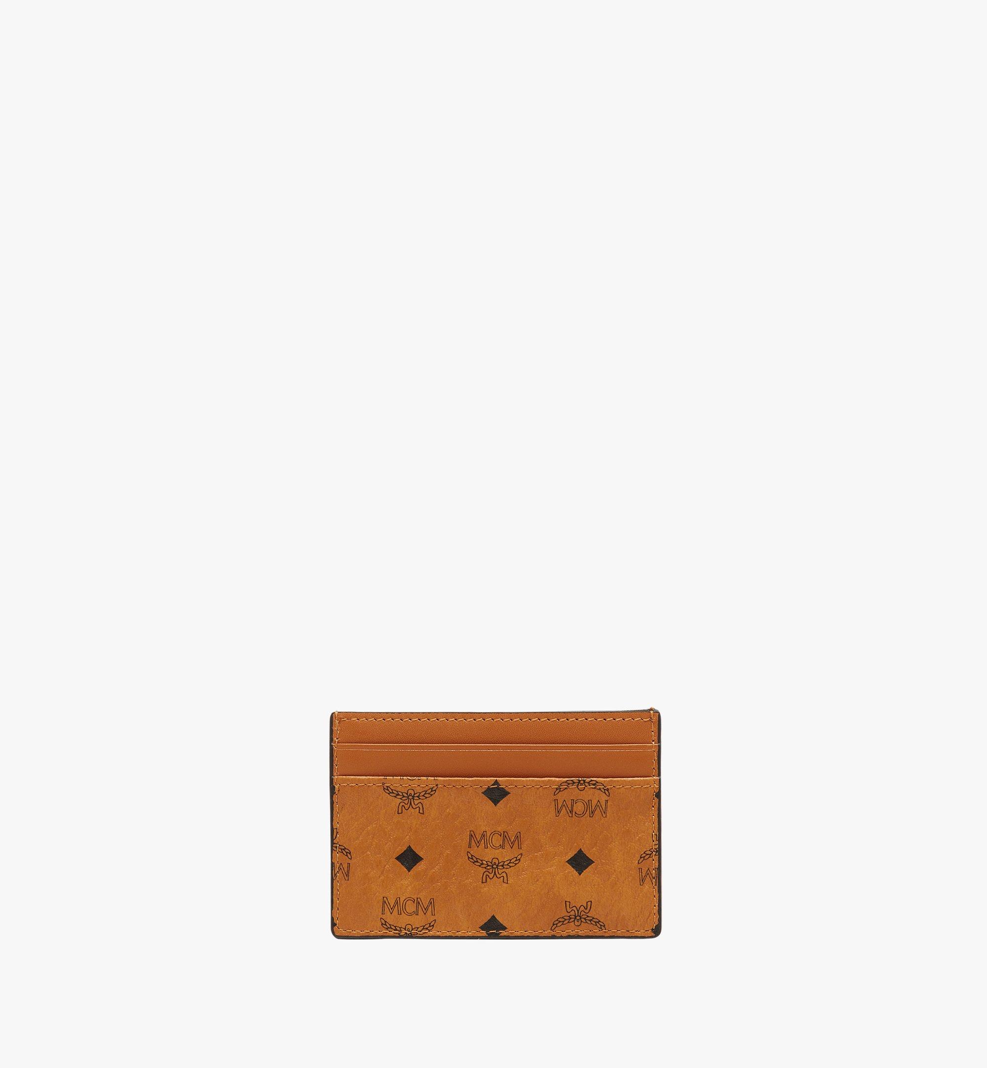 MCM Card Case in Visetos Original Cognac MXAAAVI01CO001 Alternate View 3