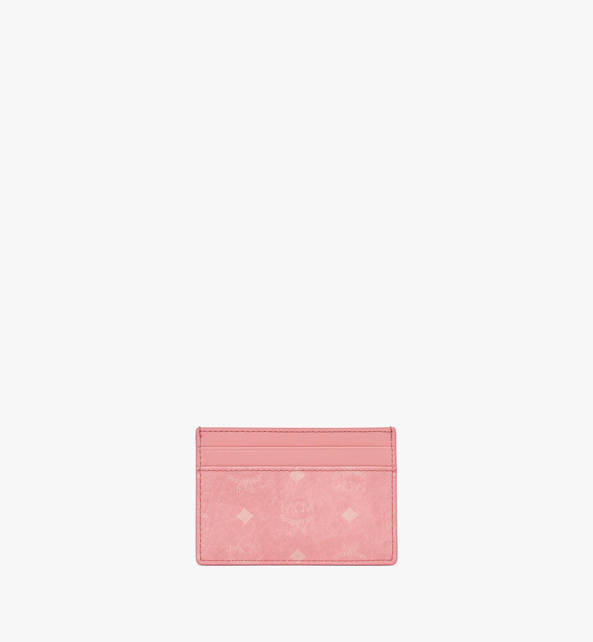 Mini Card Case in Visetos Original Pink | MCM ®US