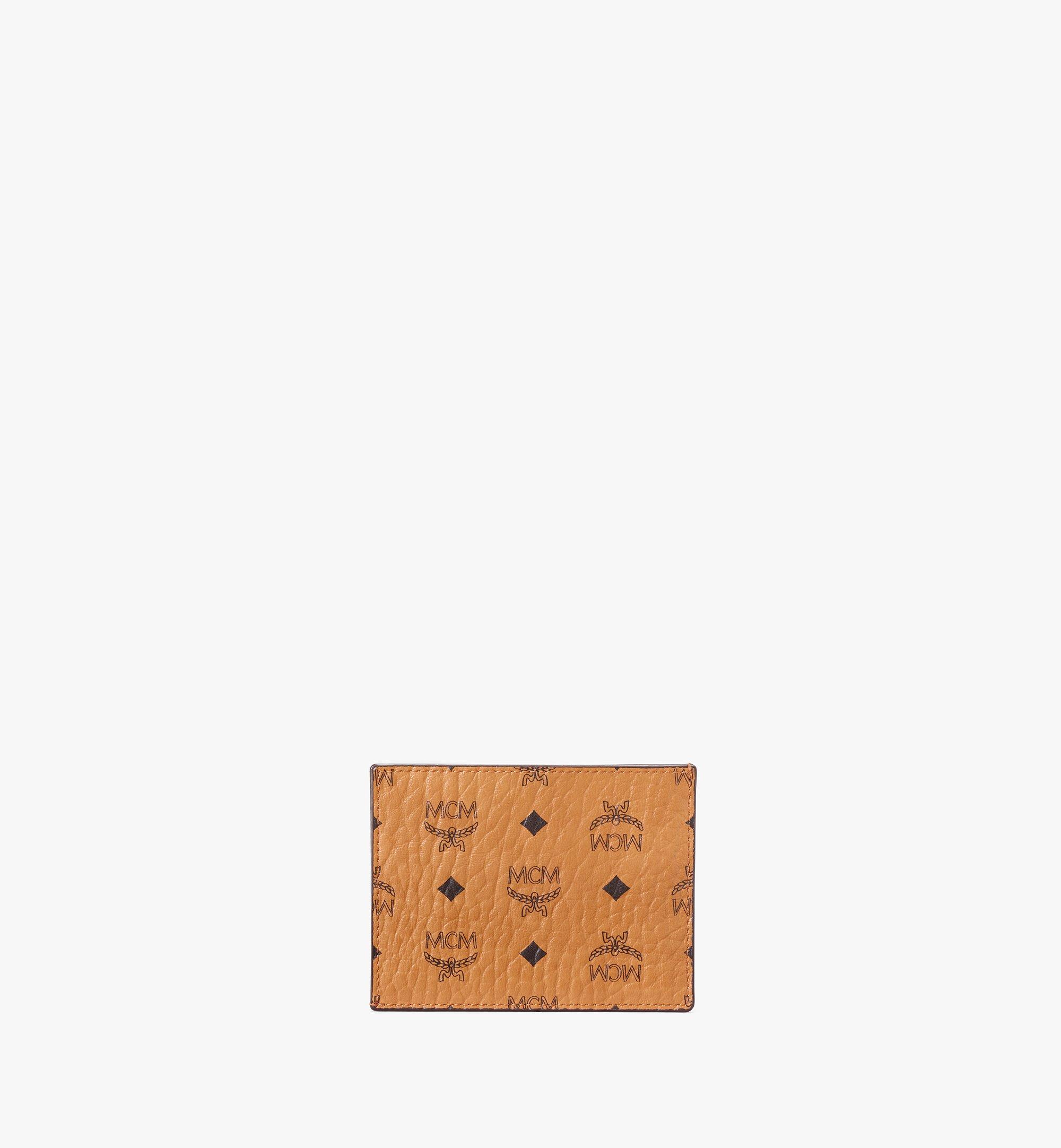 Mini Card Case in Visetos Original Cognac | MCM ®US