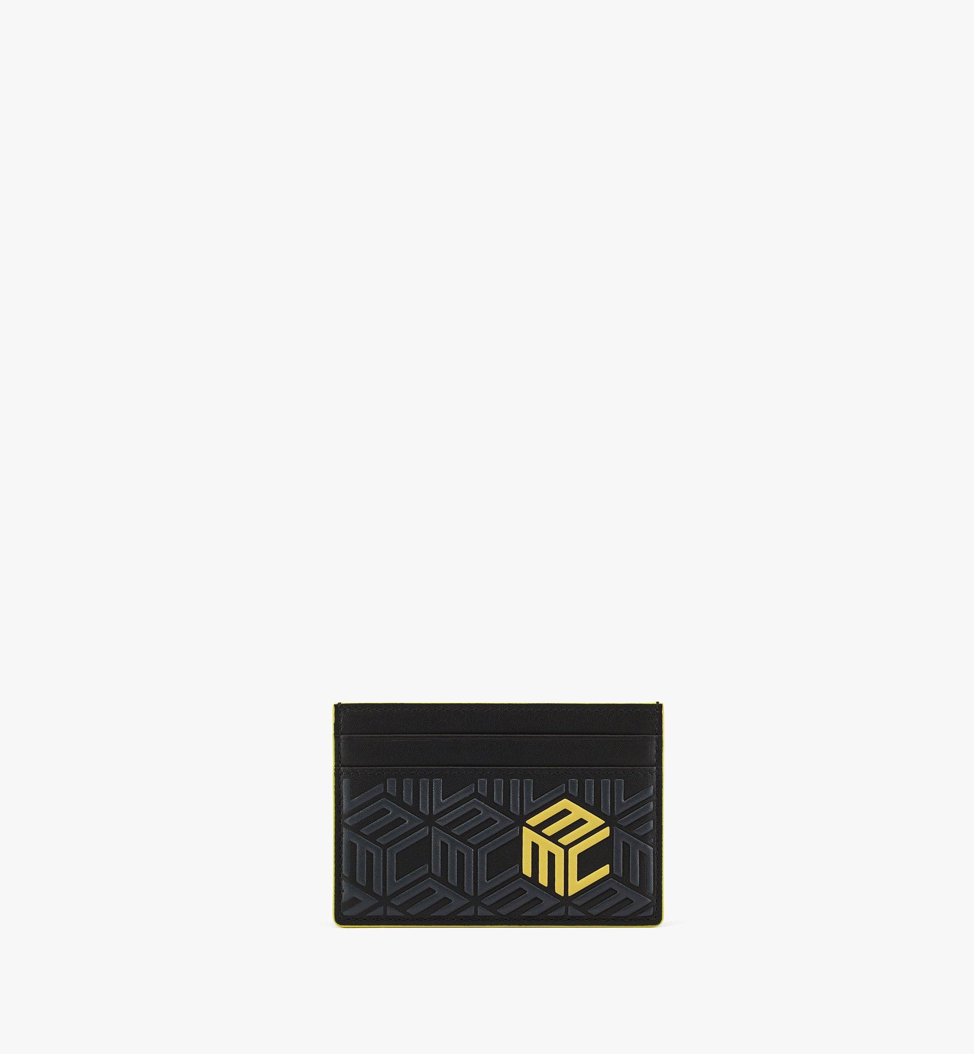 MCM Cubic Monogram皮革卡夹 Black MXACSCK01BK001 更多视角 1