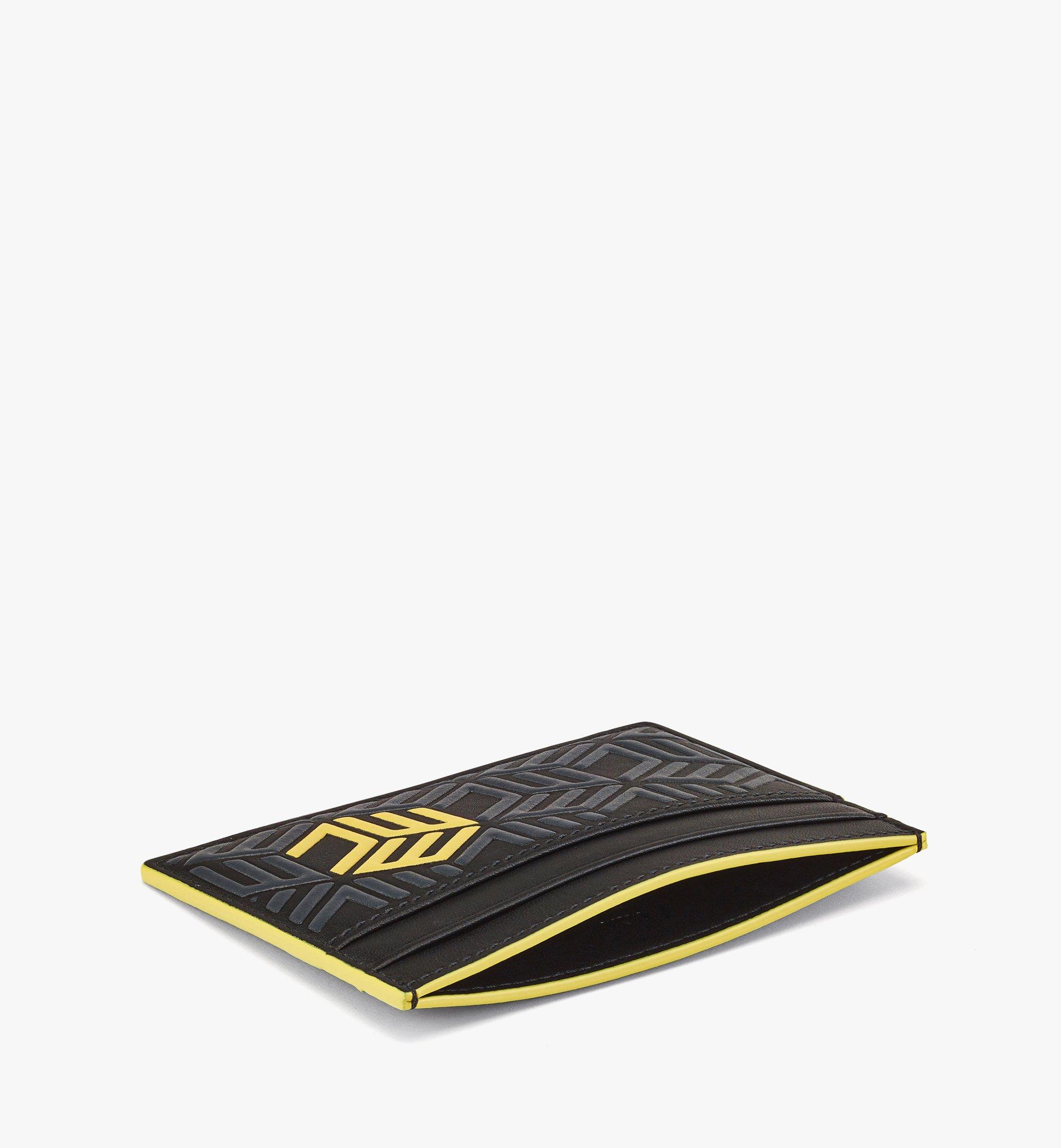 MCM Cubic Monogram皮革卡夹 Black MXACSCK01BK001 更多视角 1