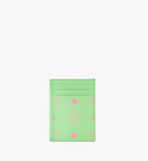 컬러 스플래시 로고 레더 N/S 카드 케이스