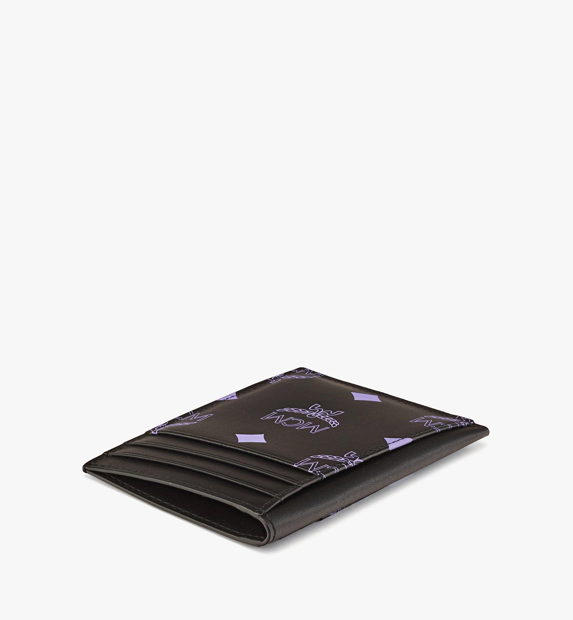 MCM Hochformatiges Kartenetui aus Leder mit Color Splash Visetos Purple MXACSSX01U4001 Noch mehr sehen 1