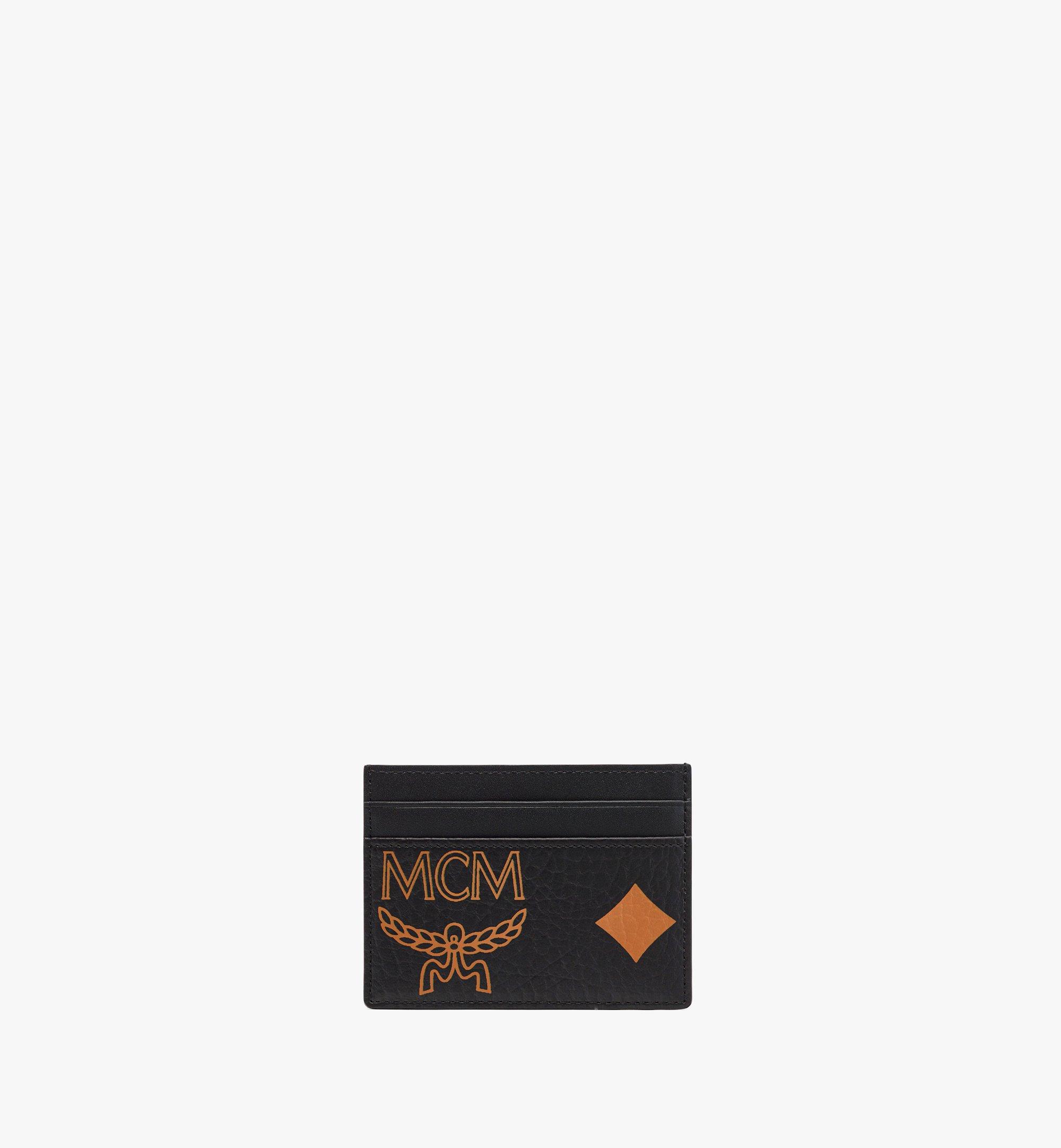 MCM Card Case in Maxi Visetos Black MXADATA01BK001 Alternate View 2