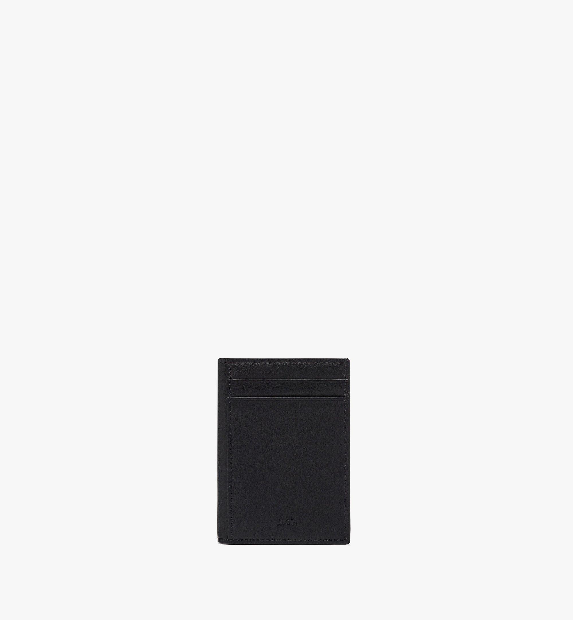 Mini Aren Card Pouch in Spanish Calf Leather Black | MCM ®JP