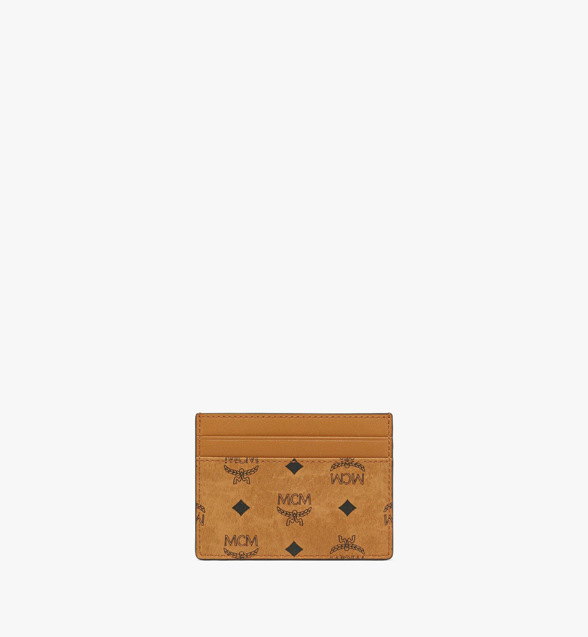 Mini Aren Card Case in Visetos Cognac | MCM ®US