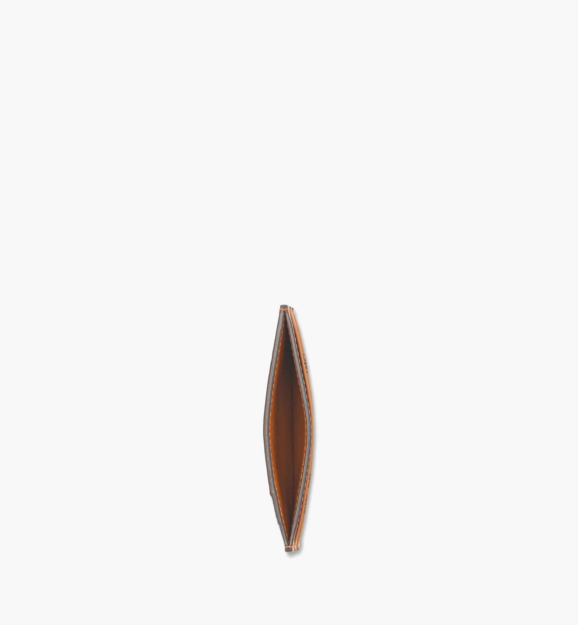 MCM Aren Card Case in Visetos Cognac MXADATA08CO001 Alternate View 1