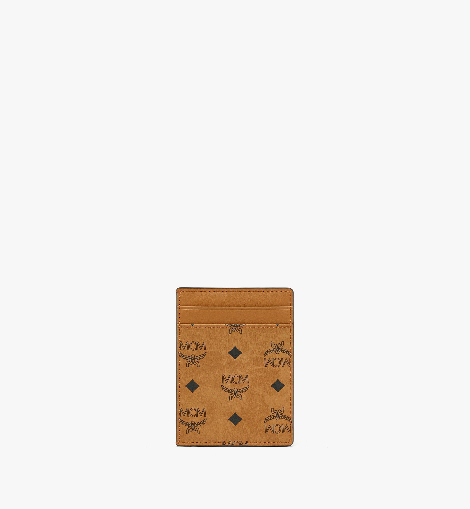 Mini Aren Card Case in Visetos Cognac | MCM ®US