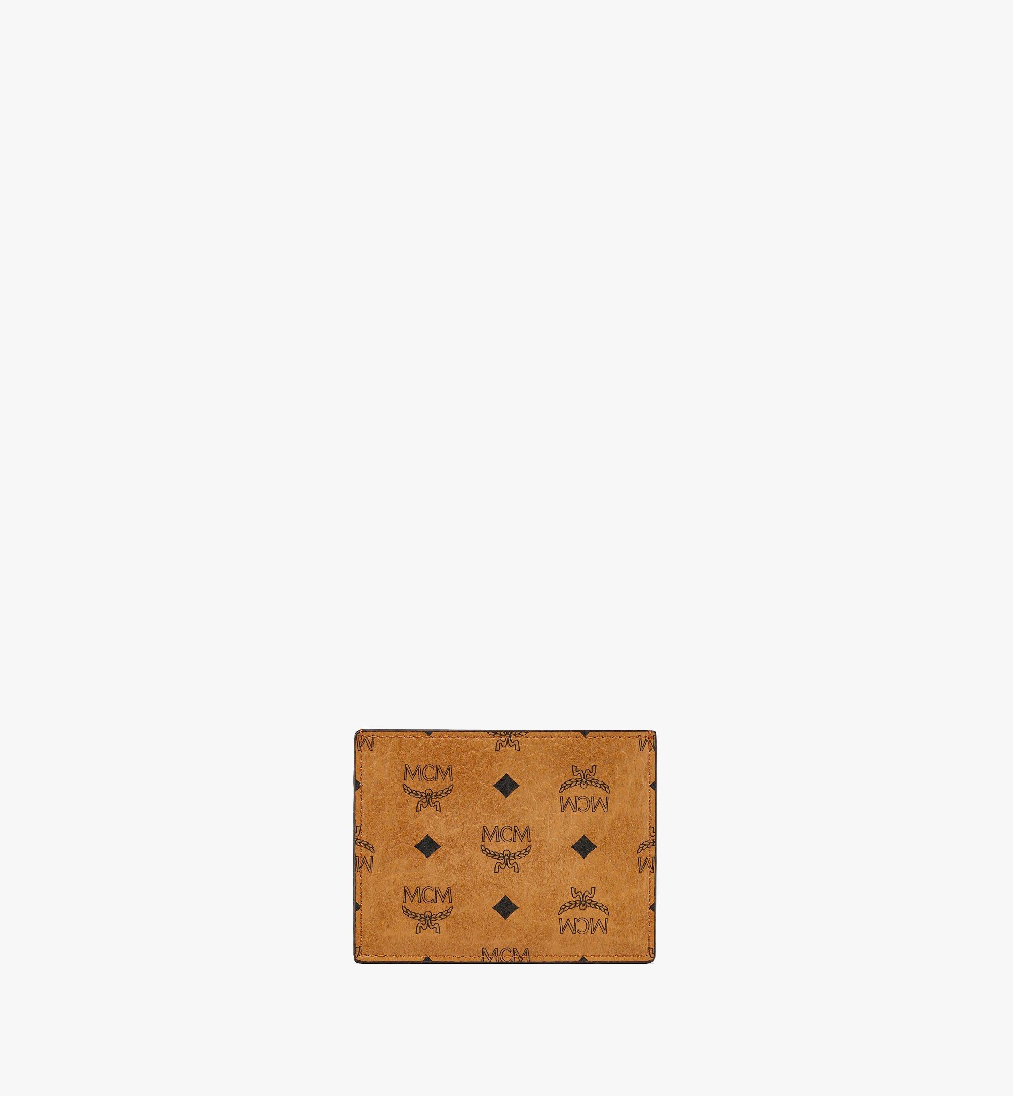 MCM Tweety Valentine’s Day Card Case in Visetos Cognac MXADSUP04CO001 Alternate View 2