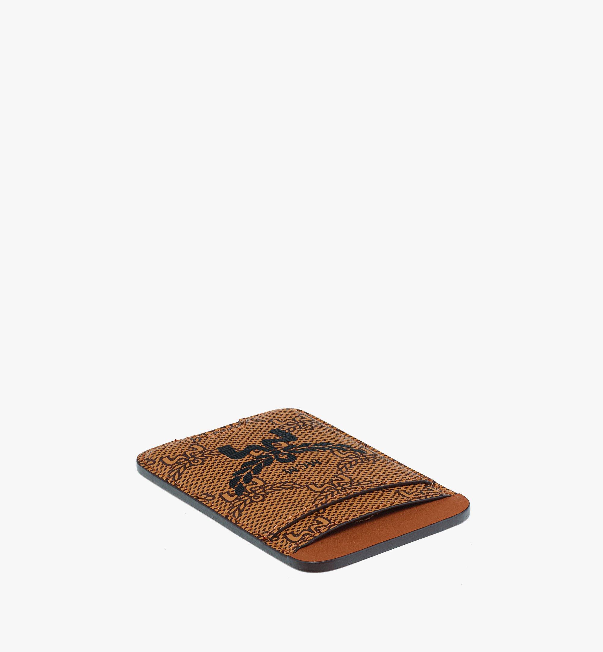 One Size Himmel N/S Card Case in Lauretos Cognac MCM ®NZ