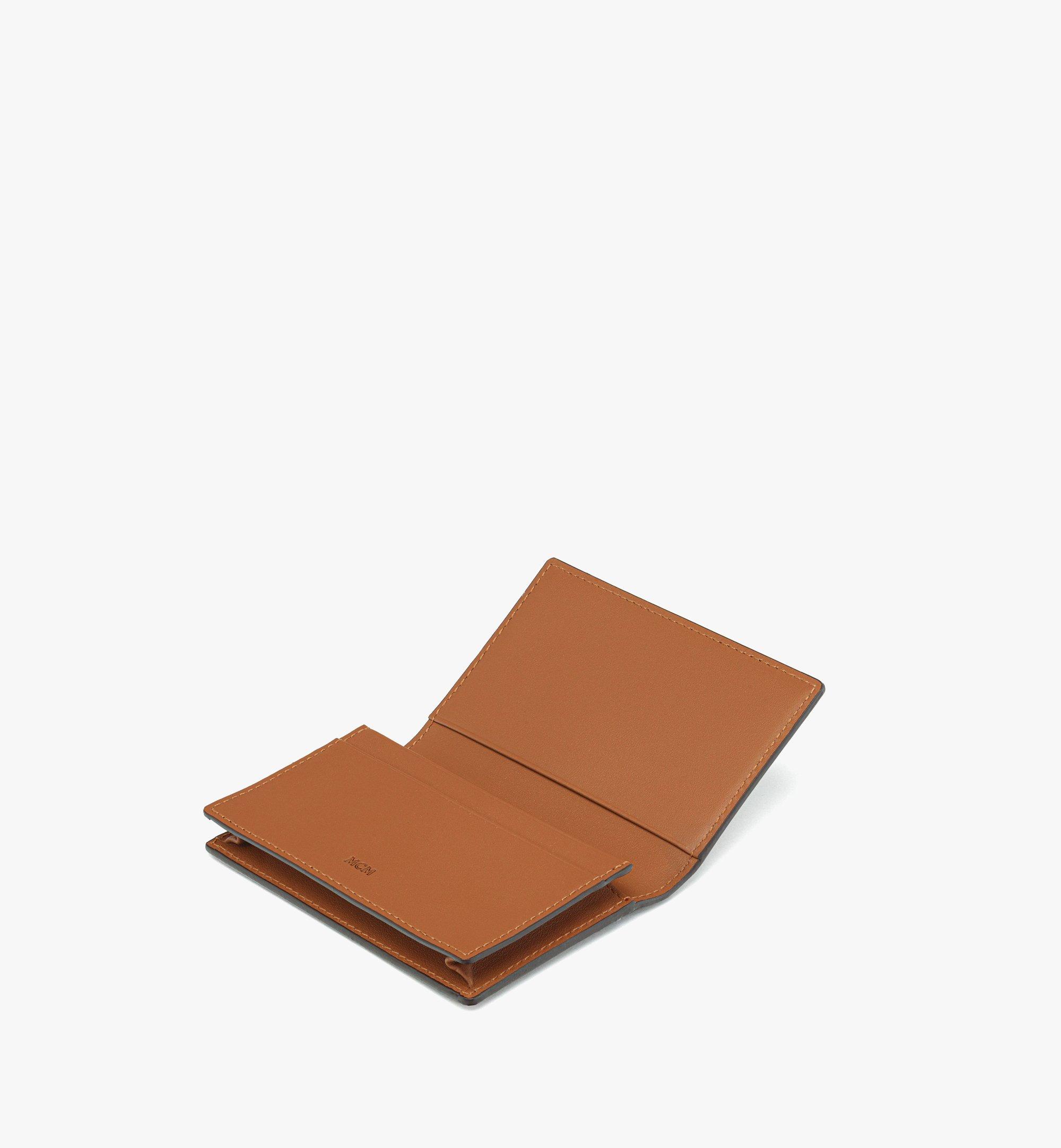 MCM Himmel Card Wallet in Lauretos Cognac MXAESAC02CO001 Alternate View 1