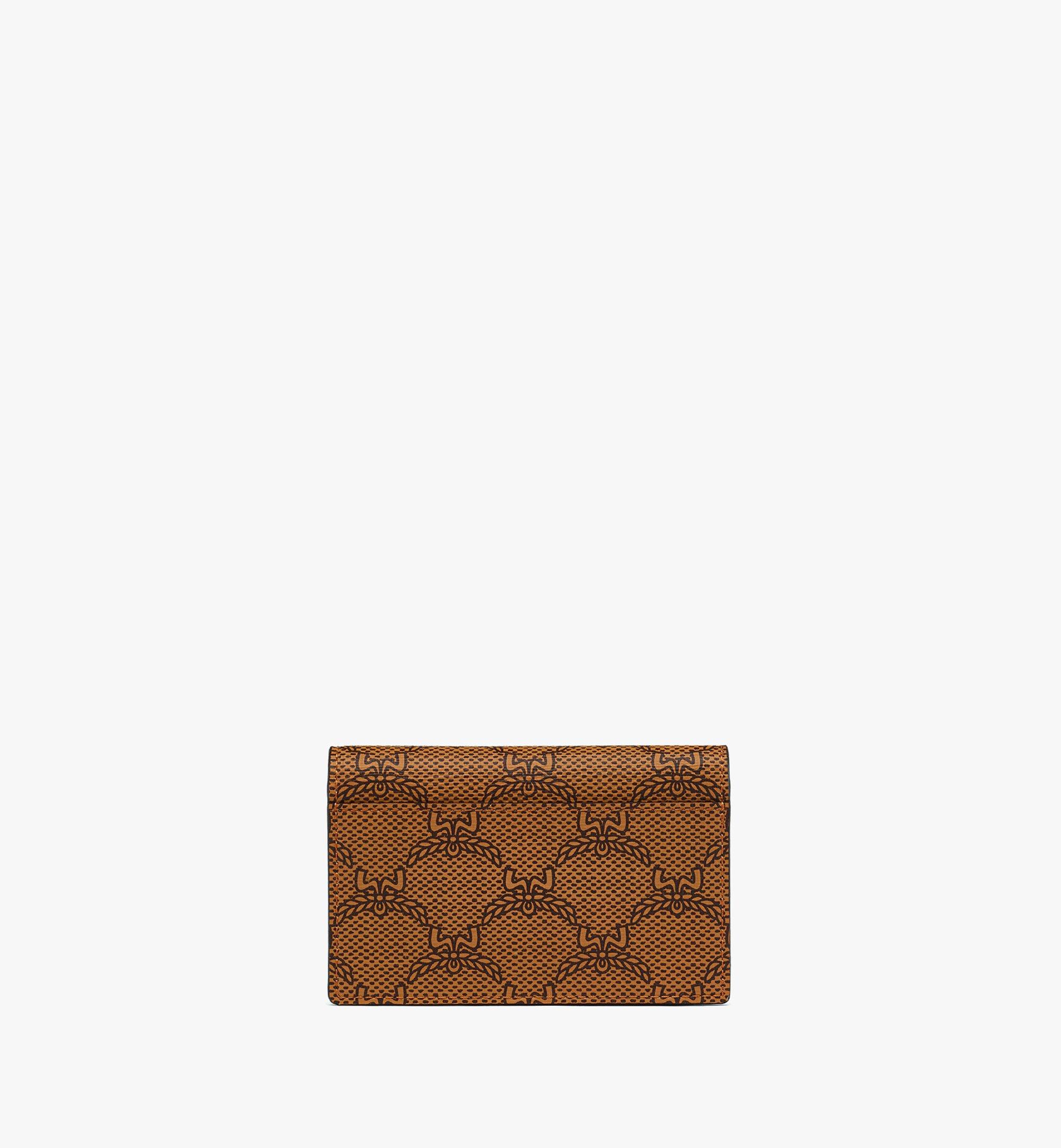 MCM Himmel Card Wallet in Lauretos Cognac MXAESAC02CO001 Alternate View 2