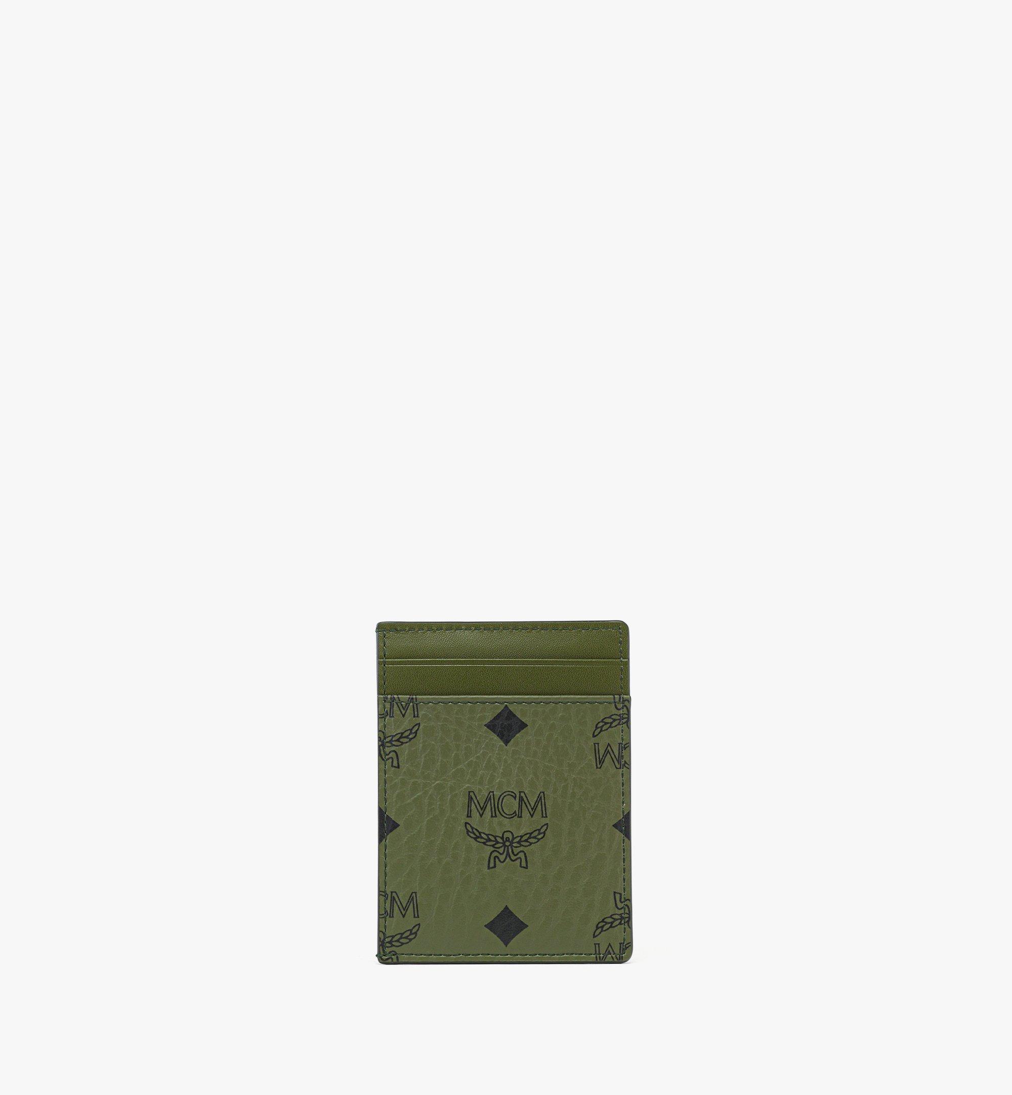 MCM Aren Kartenetui in Visetos Green MXAFATA02K8001 Noch mehr sehen 2