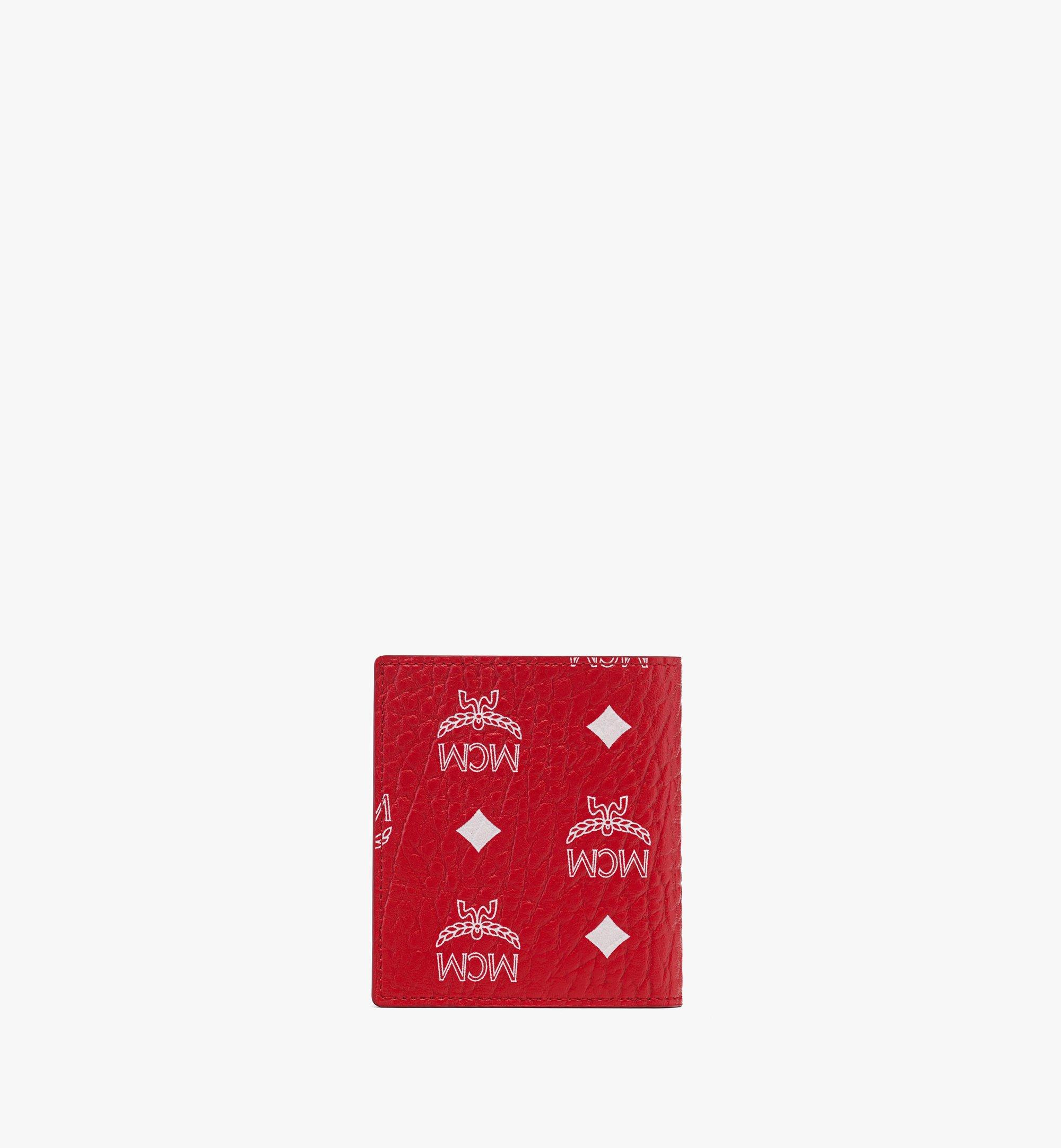 MCM Aren Bifold Card Wallet in Visetos  MXAFSTA05AV001 Alternate View 2