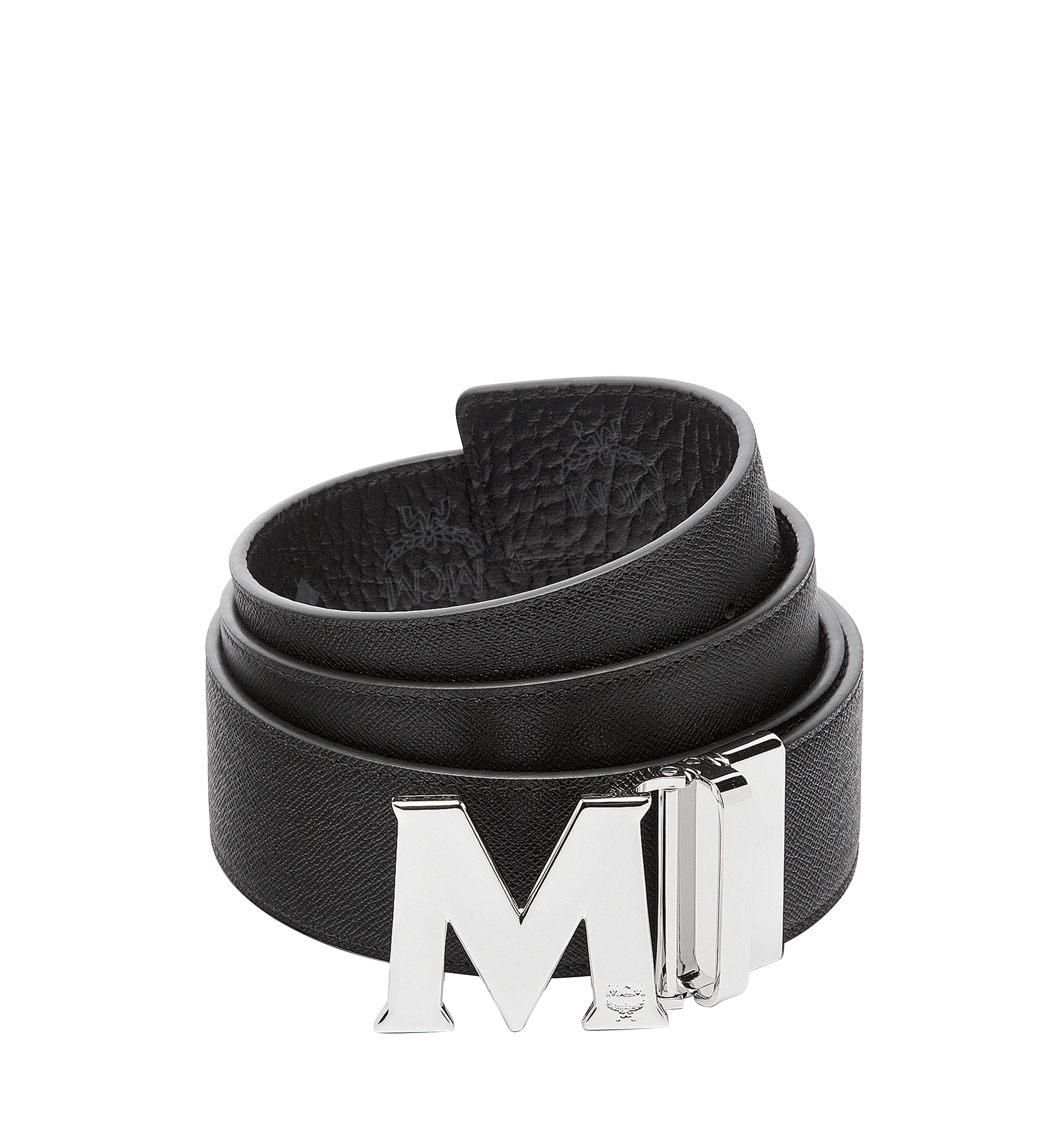 MCM Ceinture amovible Claus M 4,5 cm en Visetos Black MXB6AVI03BK001 Plus de photos 1