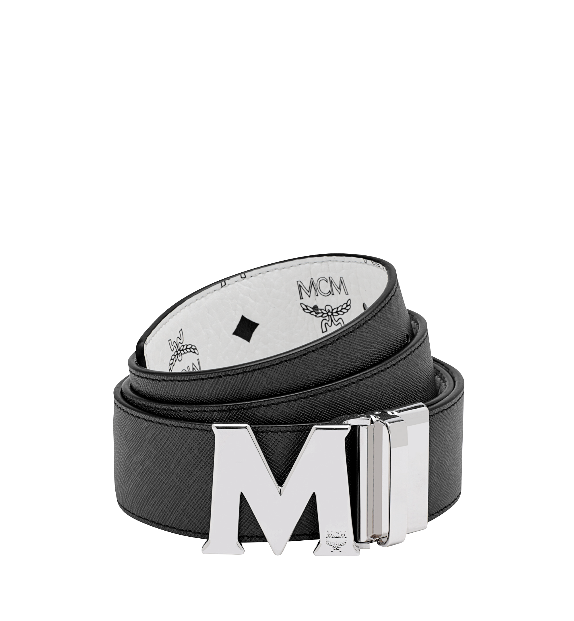 MCM Claus M Wendegürtel 4, 5 cm in Visetos White MXB6SVI91WT130 Noch mehr sehen 1