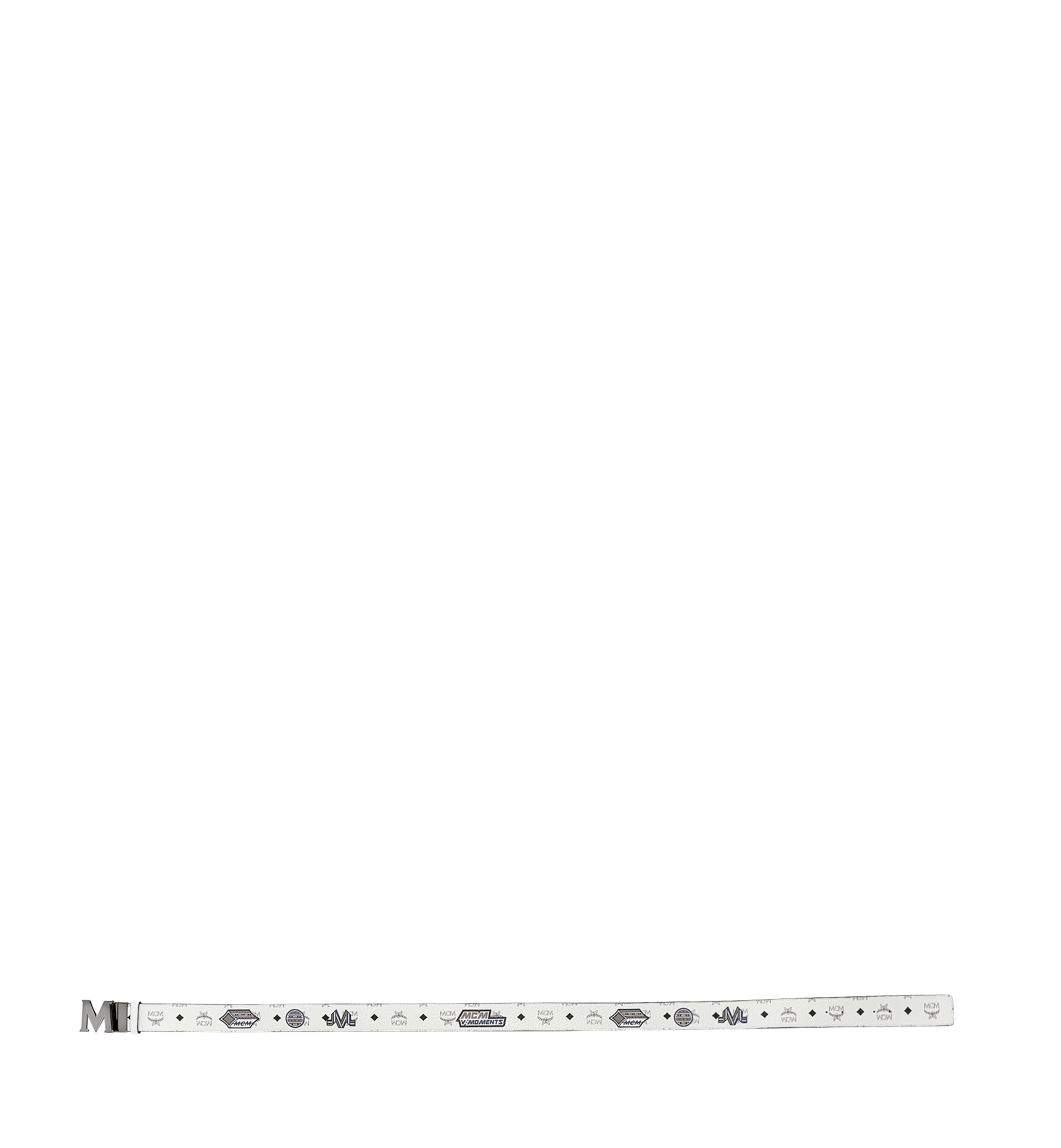 MCM Claus M Wendegürtel 1, 75" in Victory Patch Visetos White MXB8SVI24WT001 Noch mehr sehen 2