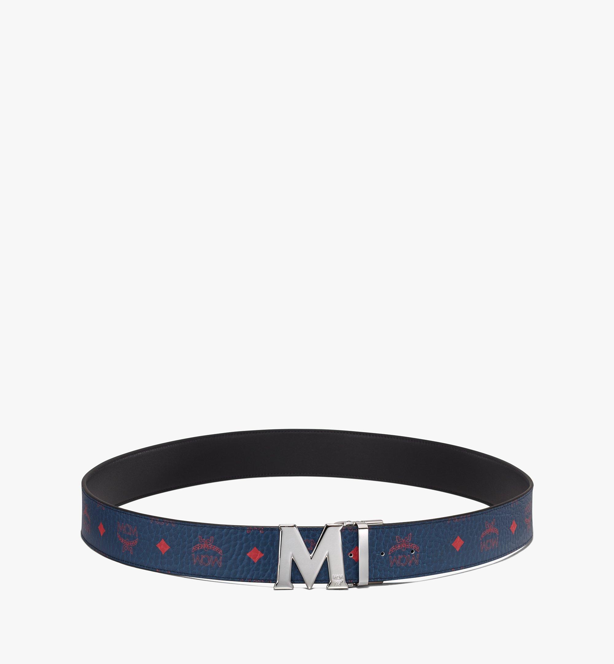 MCM Ceinture réversible Claus Flat M à imprimé Visetos  MXB9AVI03VS001 Plus de photos 2