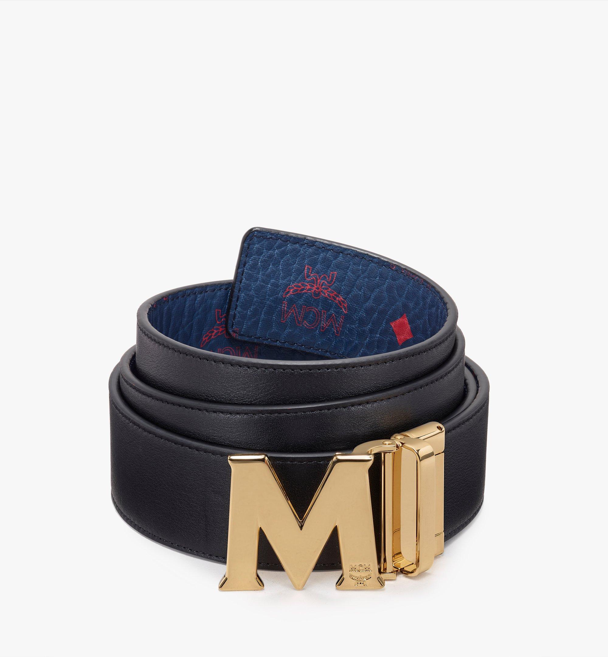 MCM Claus Flat M Reversible Belt in Visetos  MXB9AVI04VS001 Alternate View 1