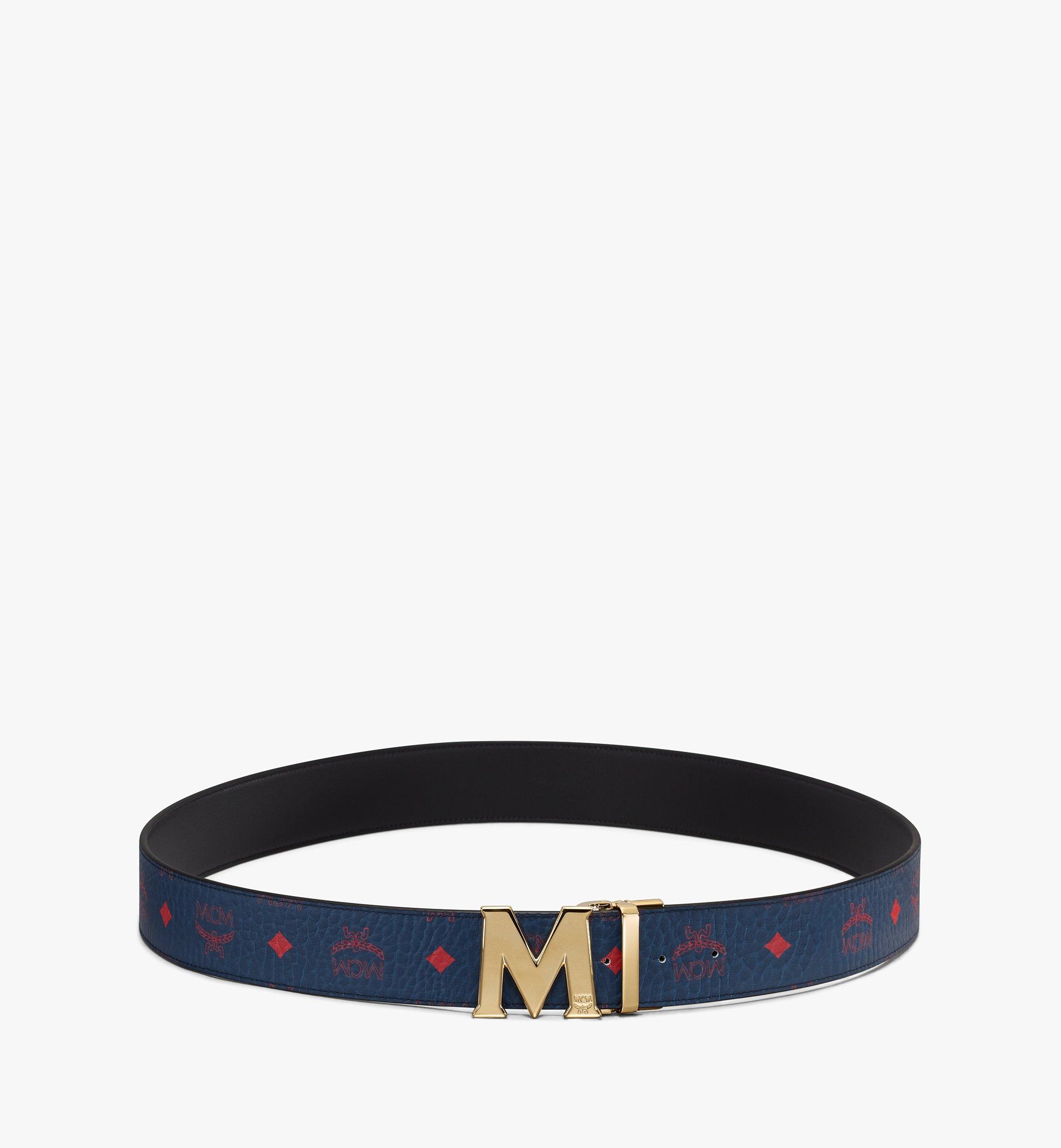 MCM Claus Flat M Reversible Belt in Visetos  MXB9AVI04VS001 Alternate View 2