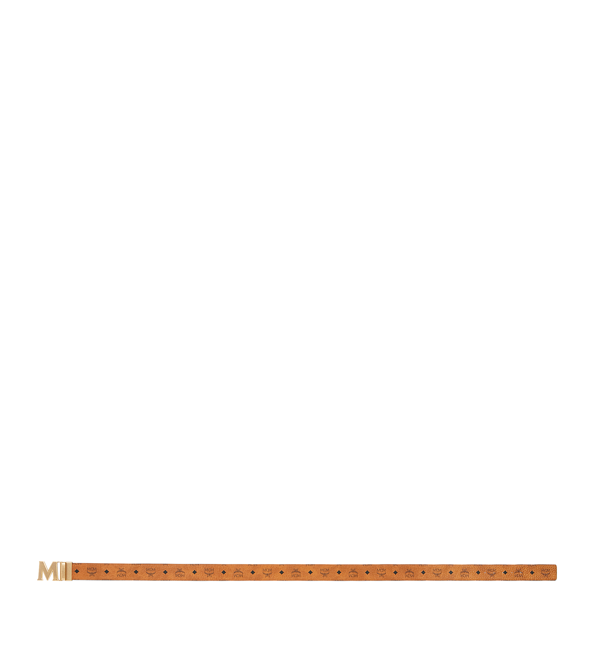 MCM Ceinture réversible Claus Antique M 4,50 cm en Visetos Cognac MXB9SVI11CO001 Plus de photos 2