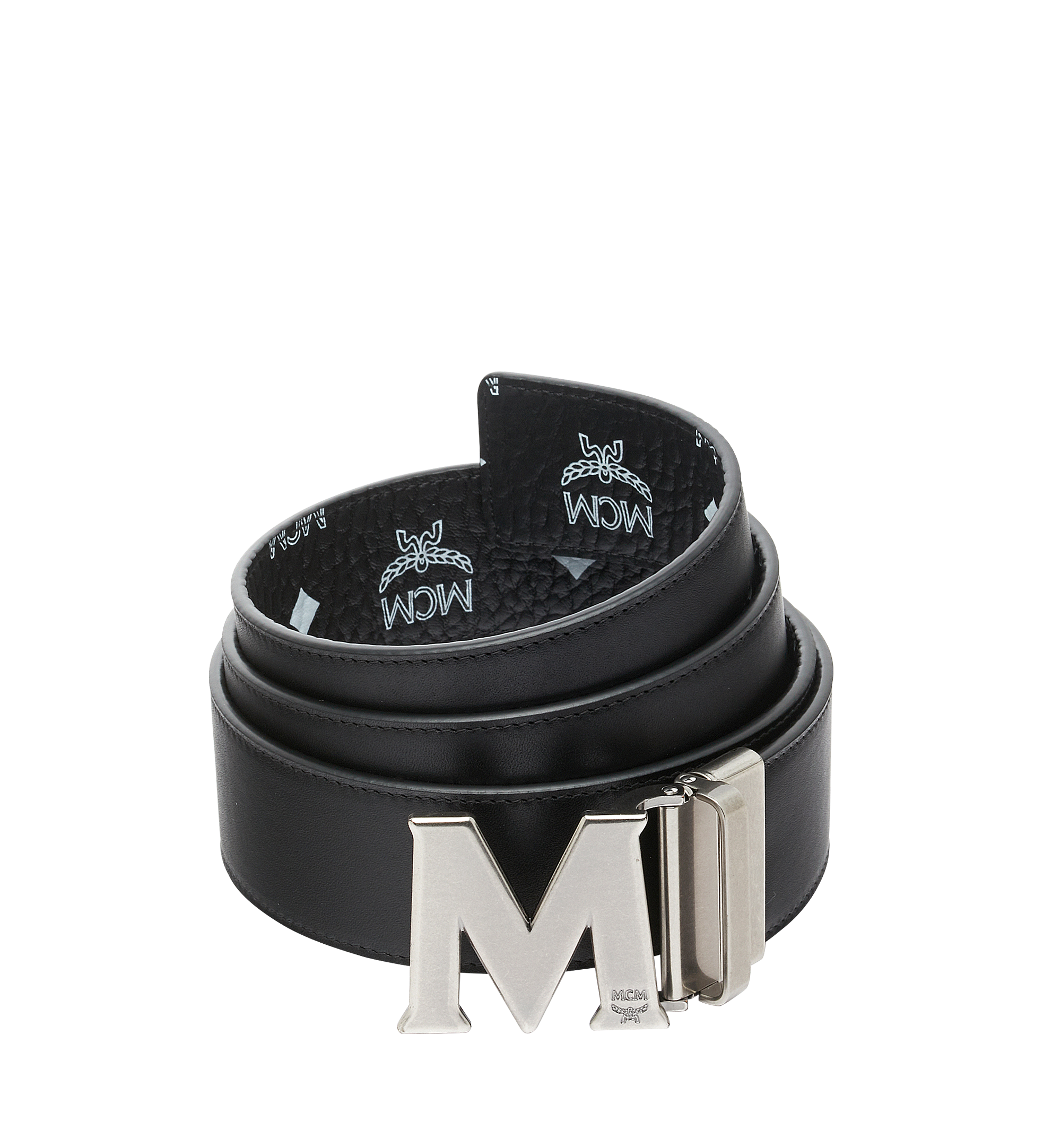 Black and 2025 white mcm belt