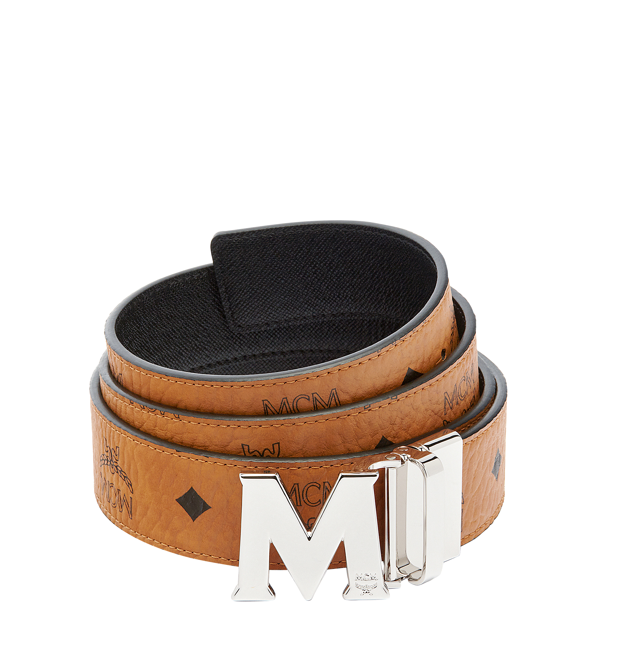 MCM Claus M Wendegürtel 3,8 cm in Visetos Cognac MXBAAVI02CO001 Noch mehr sehen 1