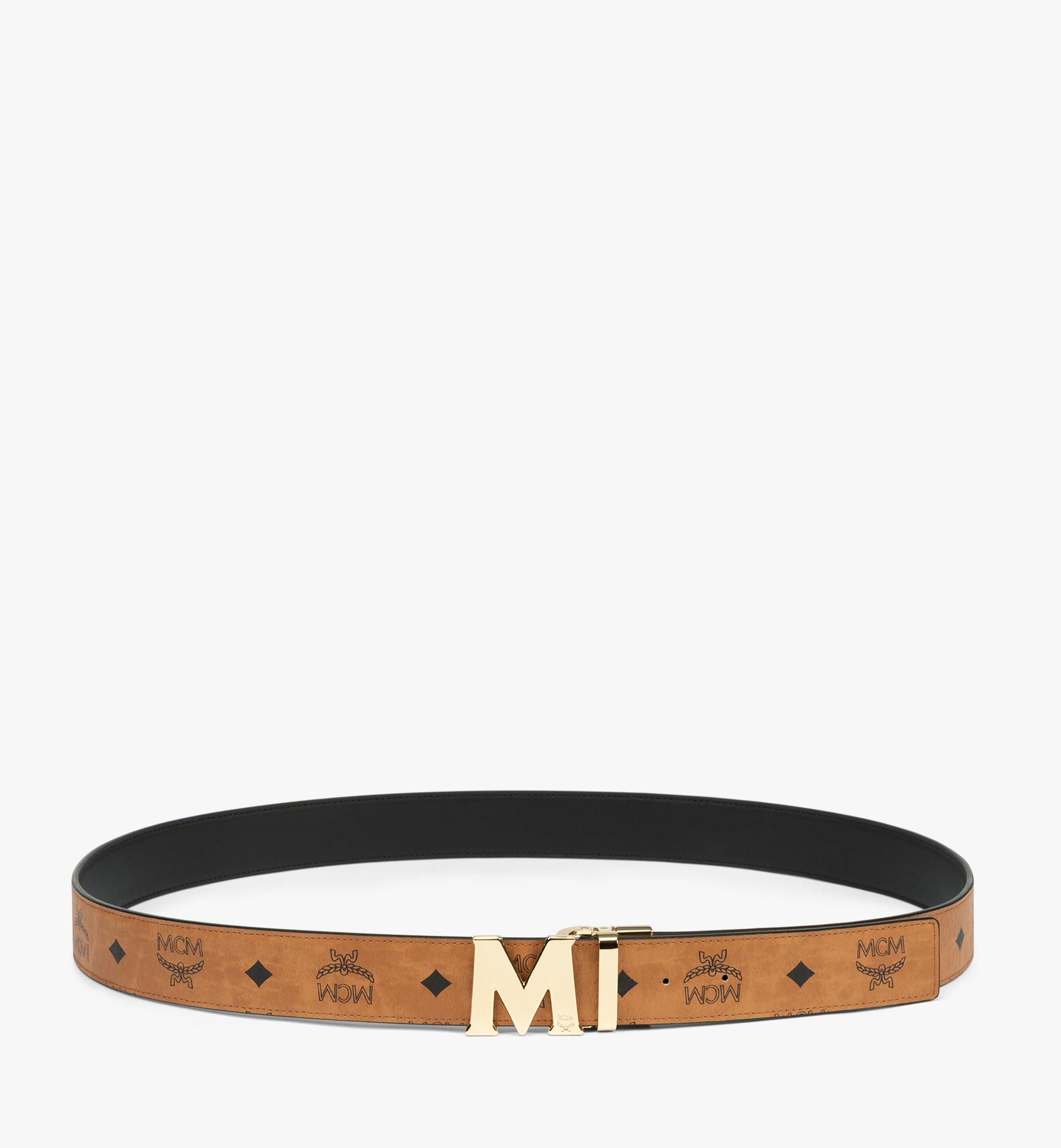 Mcm Reversible Leather Belt