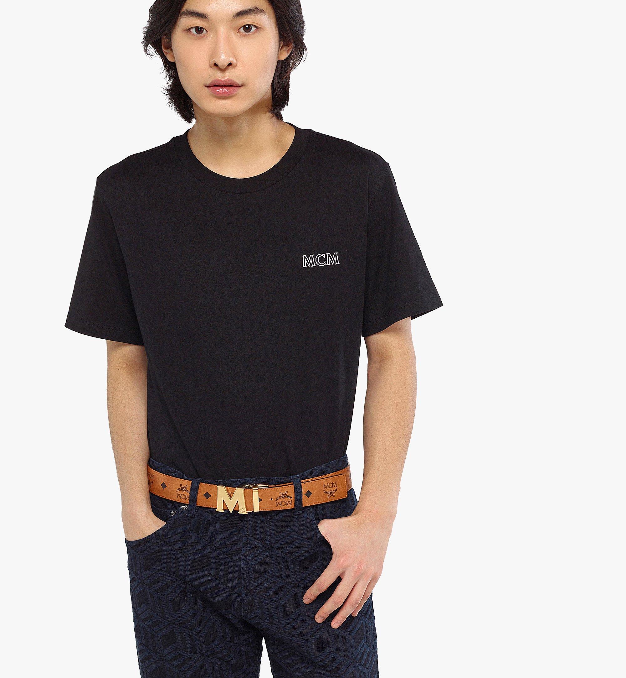 Cut to Size Claus M Reversible Belt 1.5 in Visetos Cognac