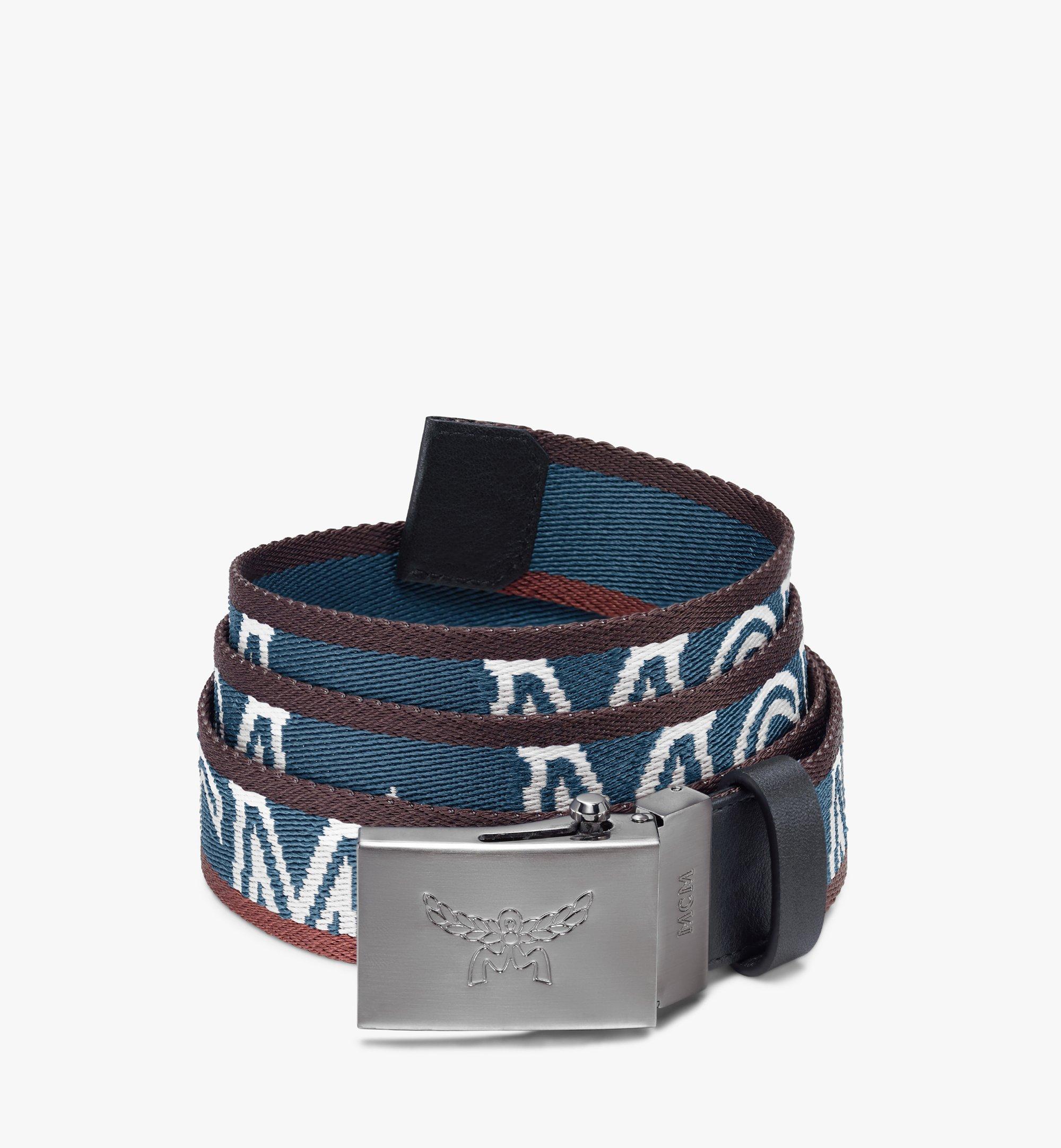 mcm logo belt