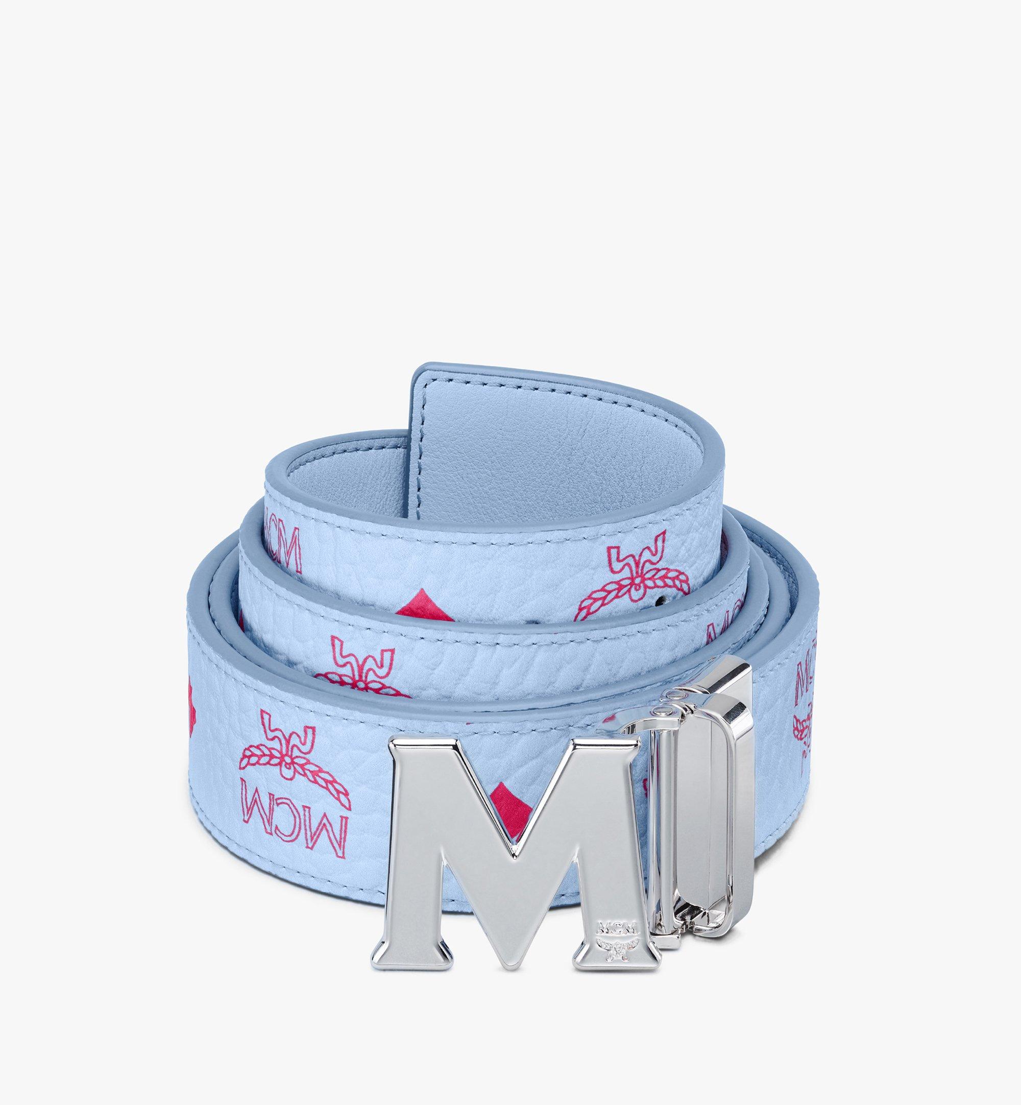 Mcm Men's Claus Reversible Belt In Blue | ModeSens