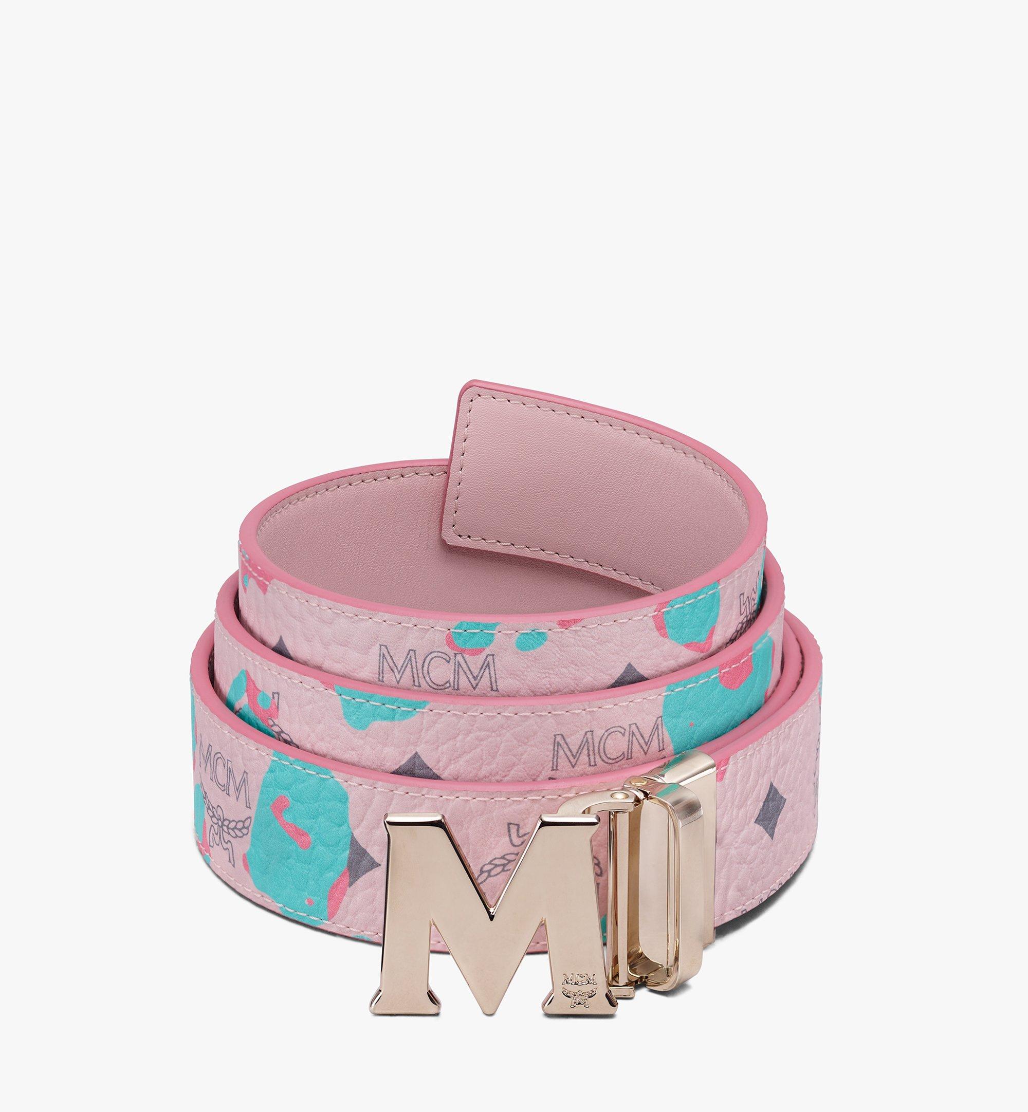 Mcm 2025 belt pink