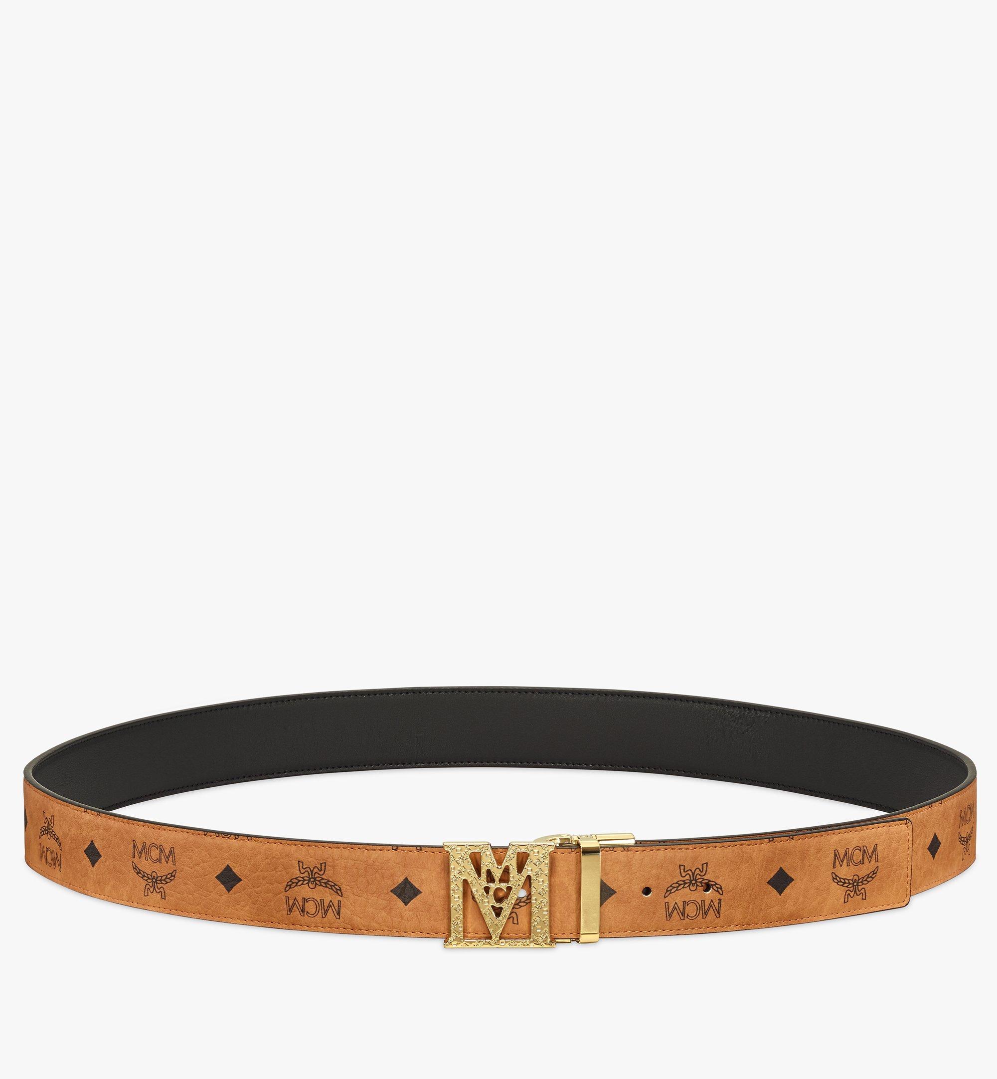 MCM Mode Travia Sliding Buckle Reversible Belt in Embossed Leather -  ShopStyle