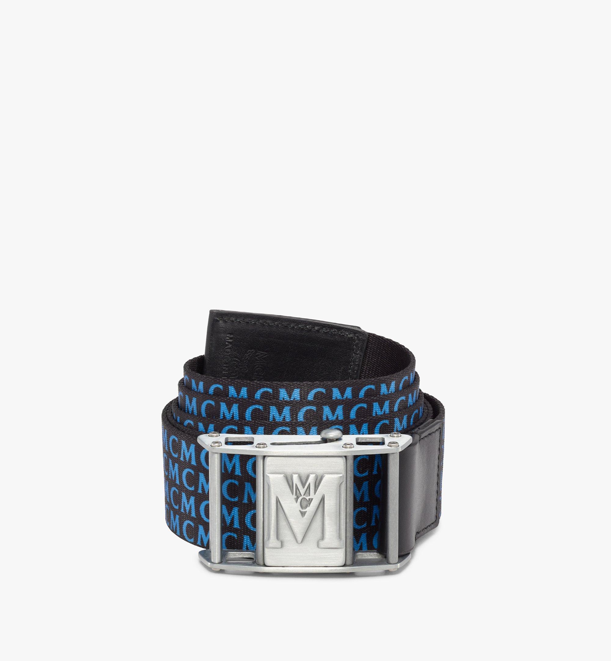 mcm belt baby blue