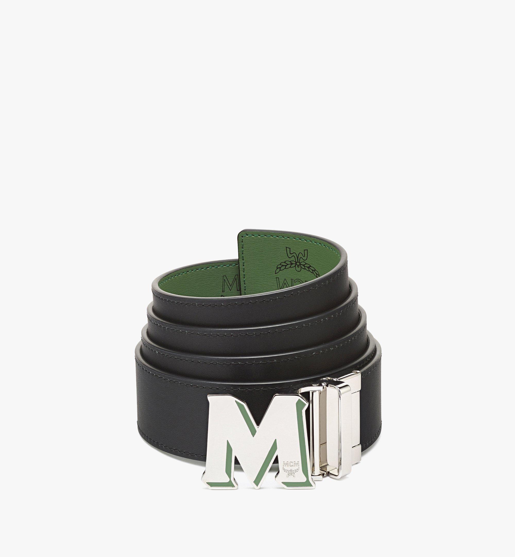 Mcm Reversible Logo-Buckle Belt