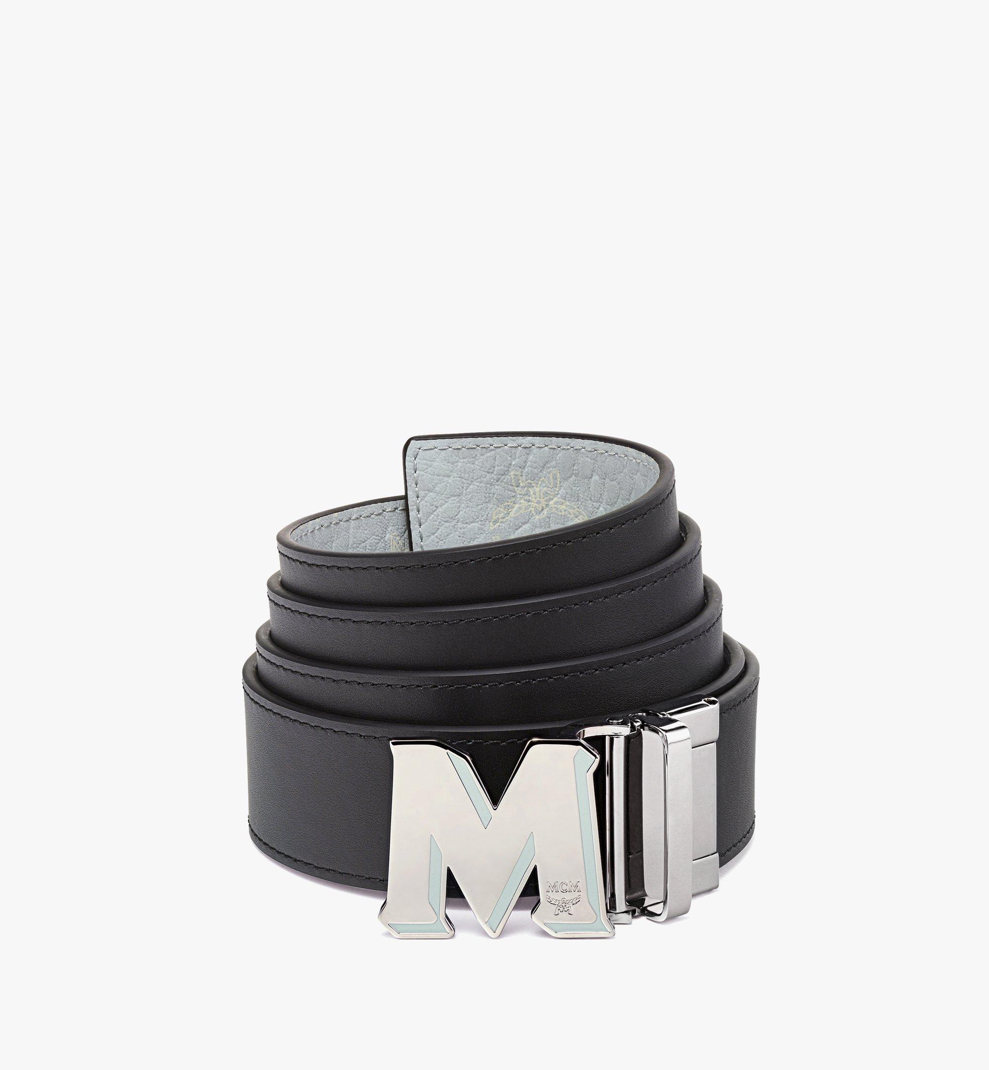 Cut to Size Claus Epoxy M Reversible Belt 1.5” in Visetos Grey | MCM ®DE