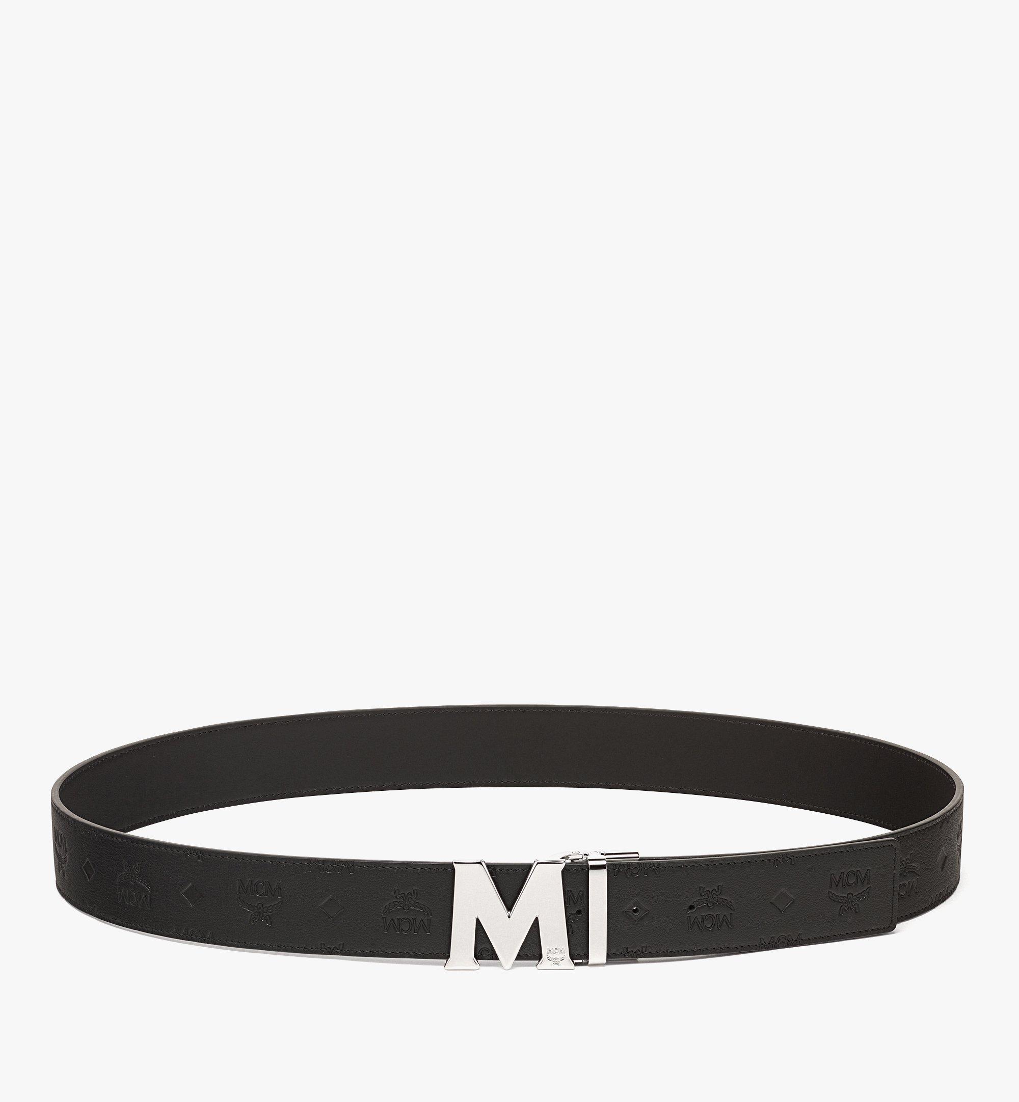 Cut to Size Claus M Reversible Belt 1.75” in Embossed Monogram Leather ...