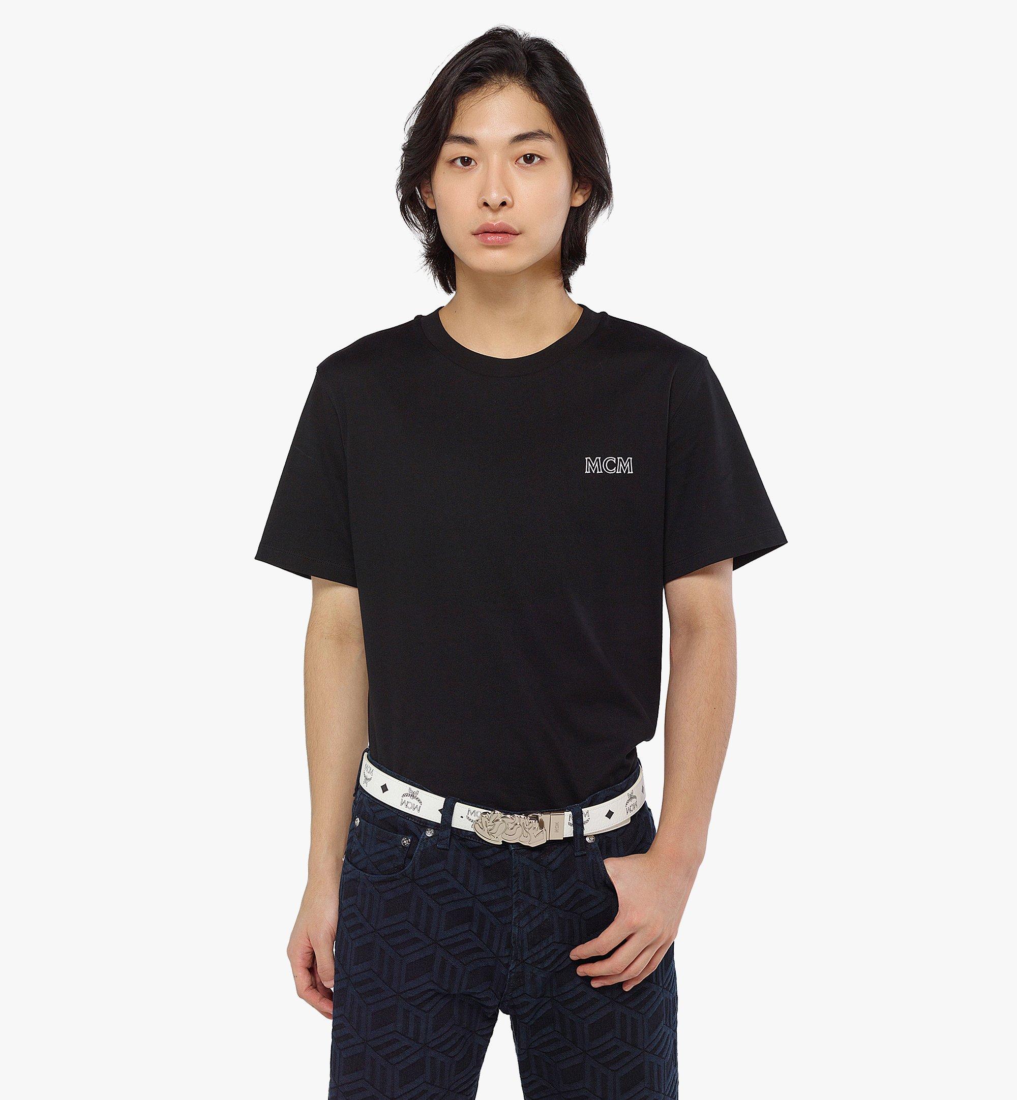 MCM Haru, Henry, Kaiser Logo Reversible Belt 1” in Visetos White MXBCATA04WT001 Alternate View 2
