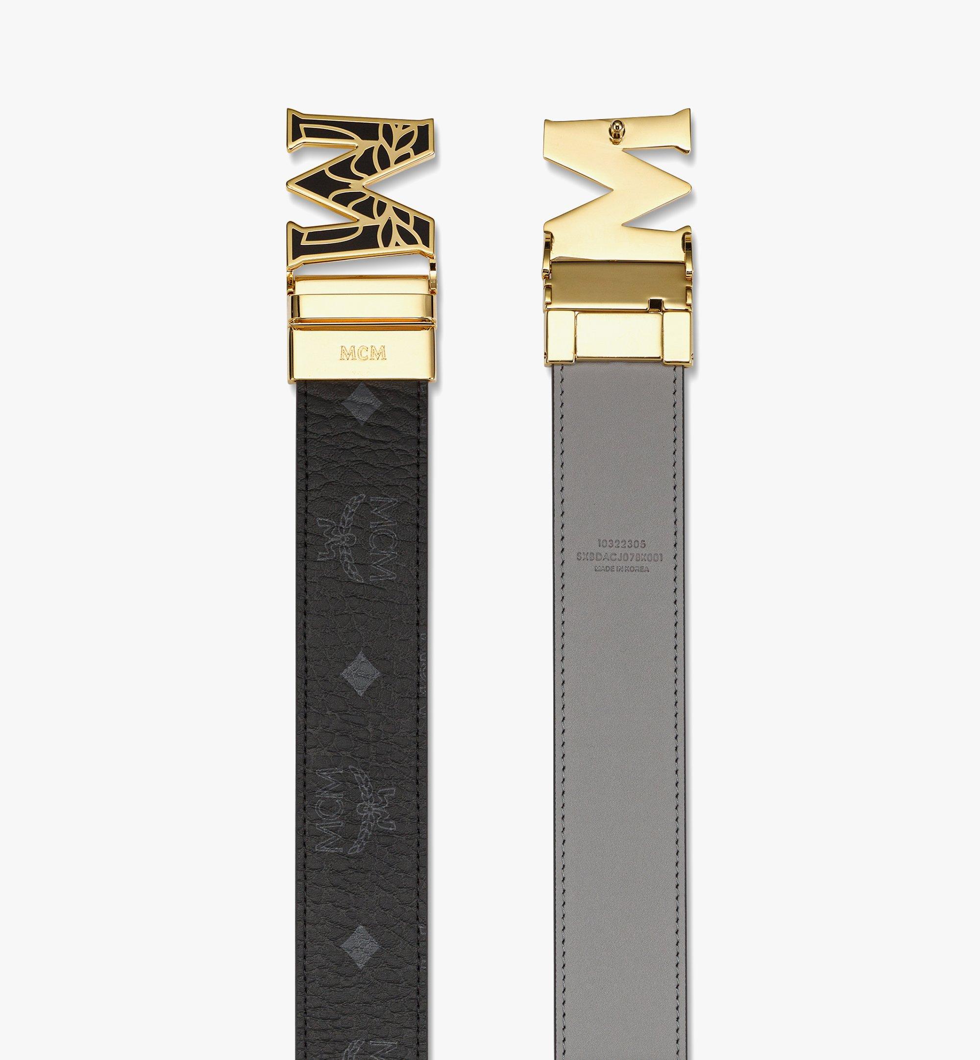 MCM Claus エポキシ ローレル M リバーシブル ベルト 1.5” - ヴィセトス Black MXBDACJ07BK001 ほかの角度から見る 1