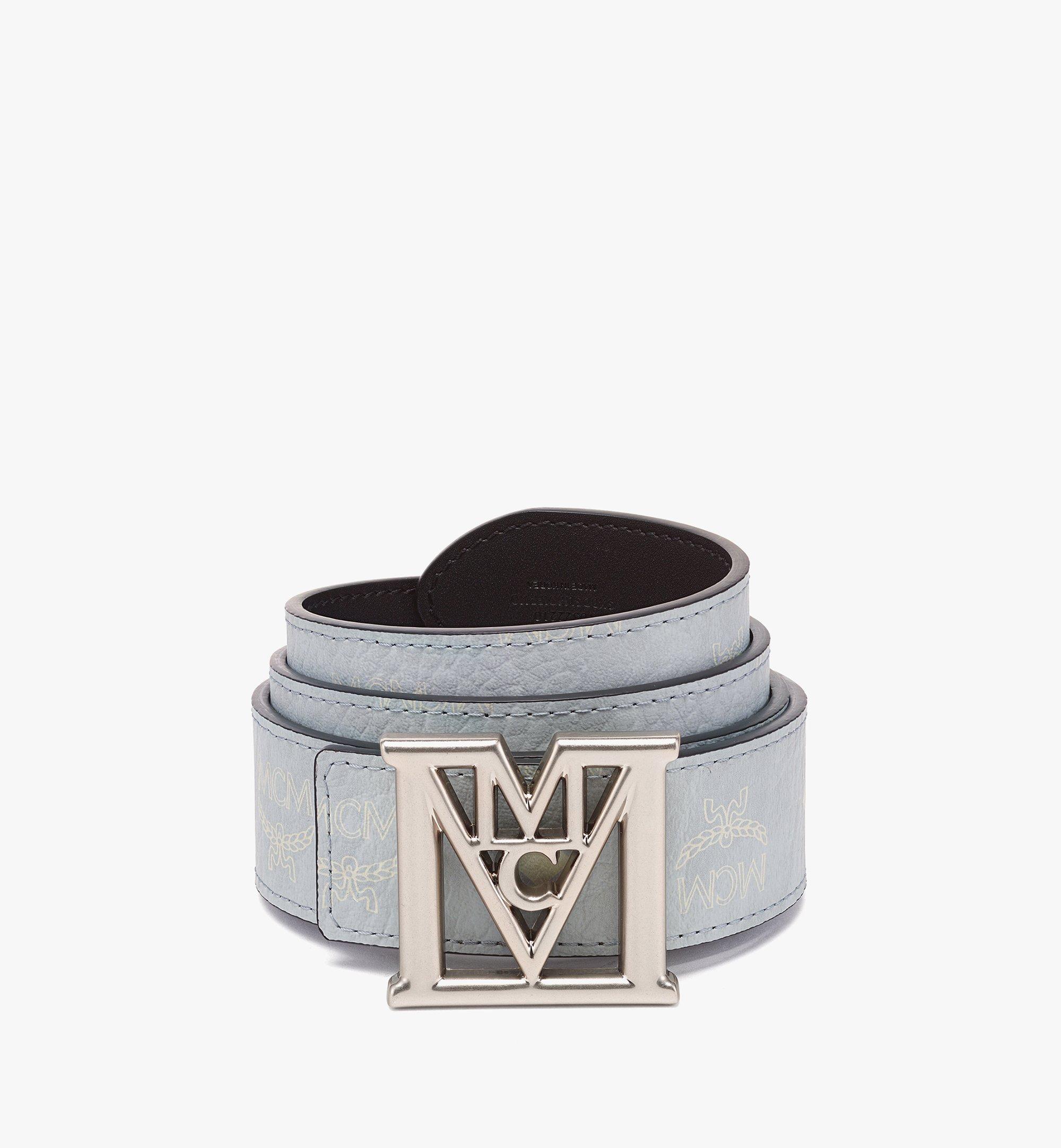 MCM Travia Wendegürtel in Visetos, 3,8 cm Grey MXBDSLM01FP110 Noch mehr sehen 1
