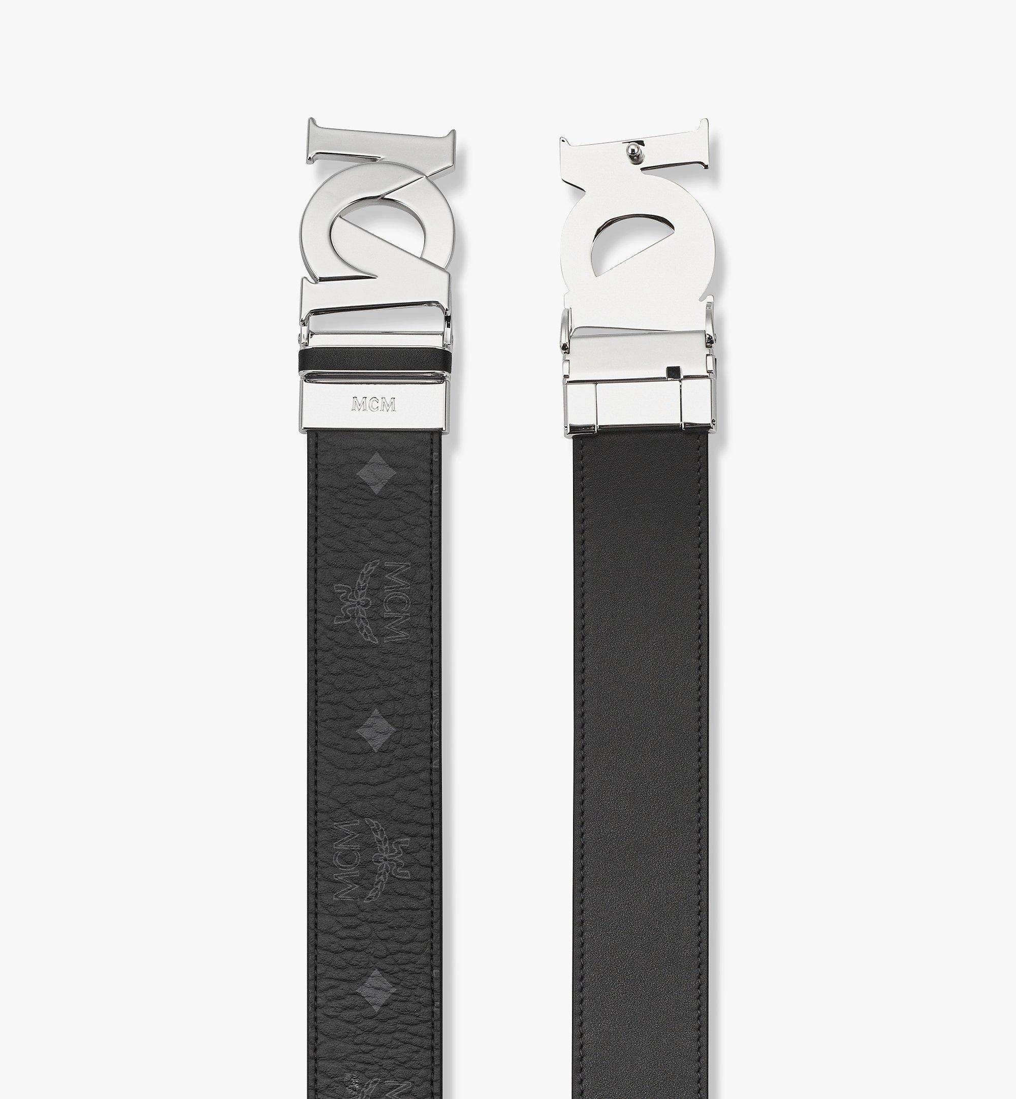 MCM Ceinture réversible M-Art 3,8 cm en Visetos Black MXBEAUM02BK001 Plus de photos 1