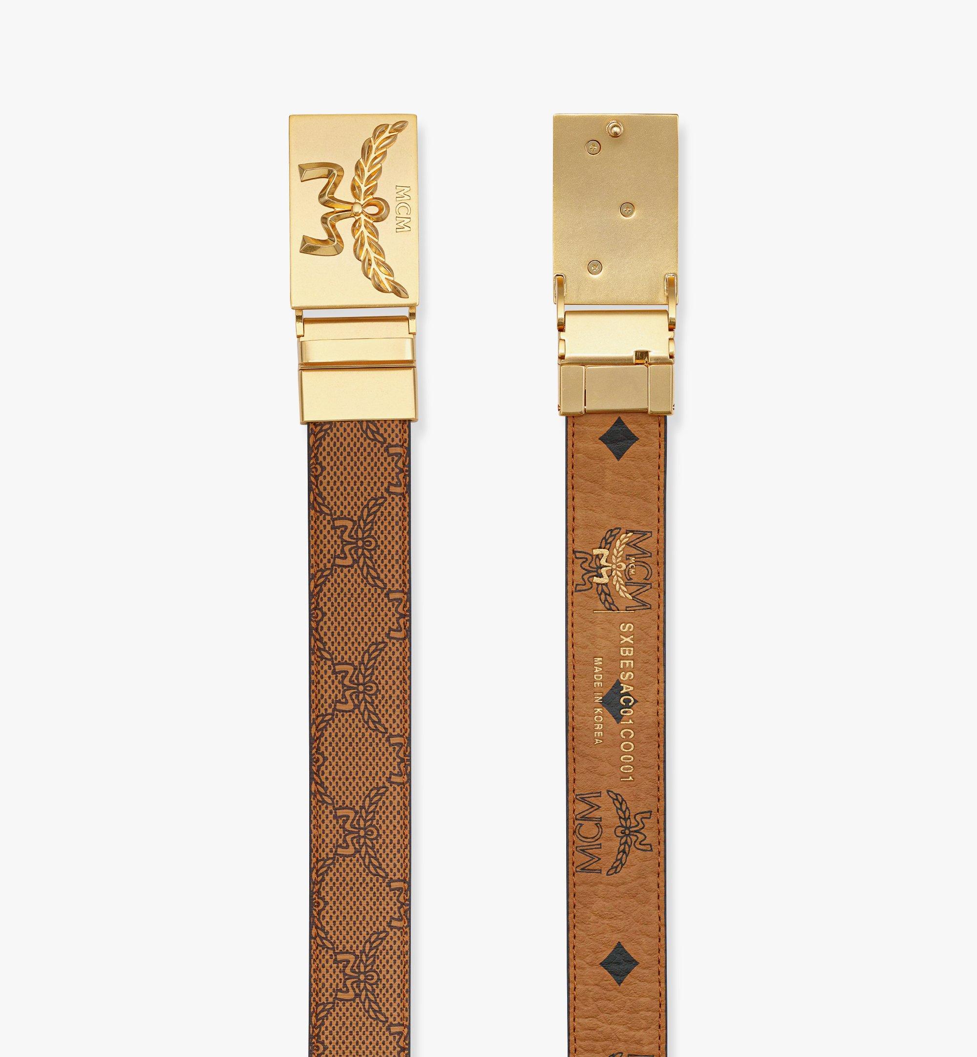 Himmel Brass Plate Reversible Monogram Belt