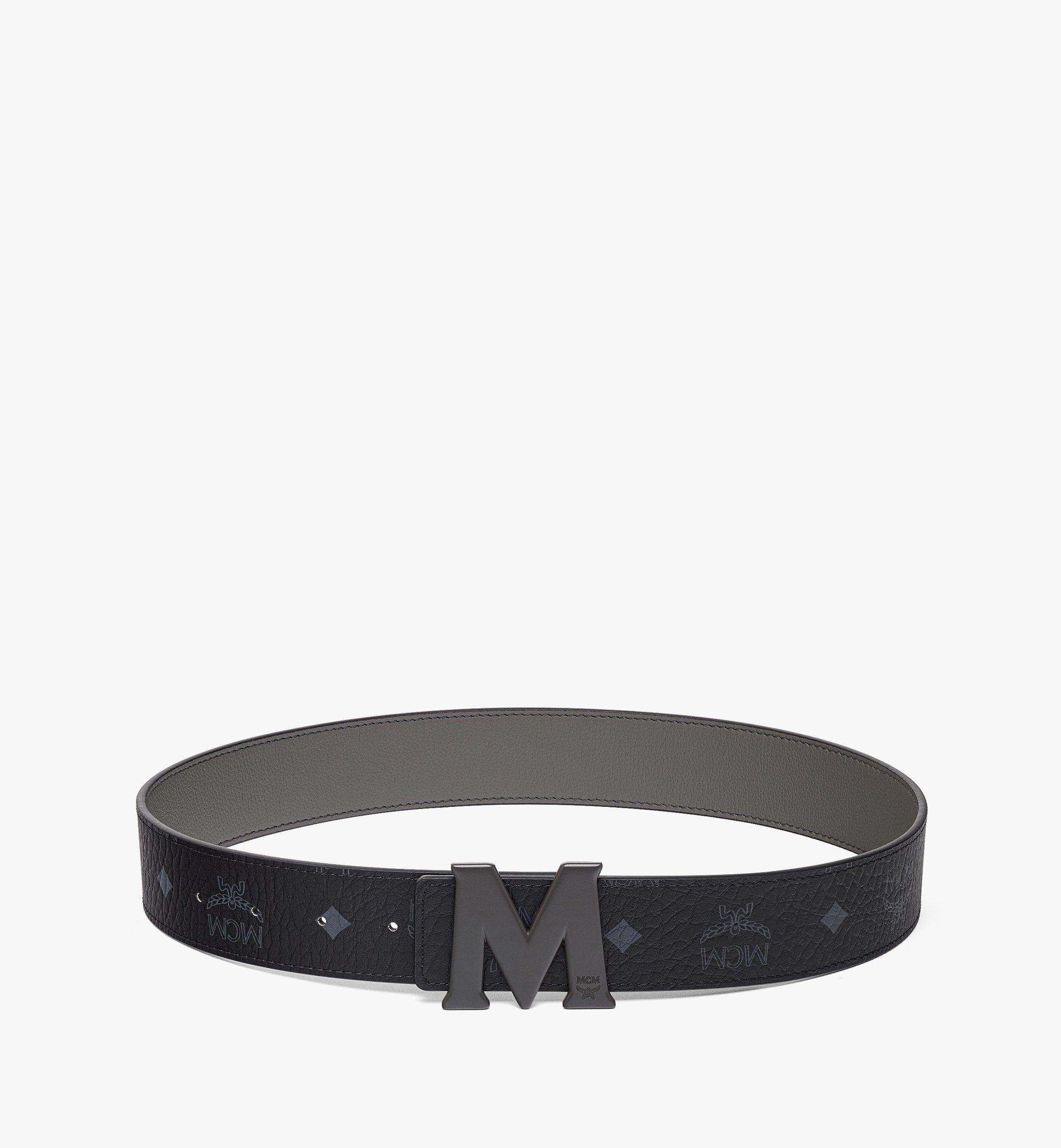 MCM Claus Tonal M Reversible Belt 1.5” Grey MXBESCJ01K1090 Alternate View 1