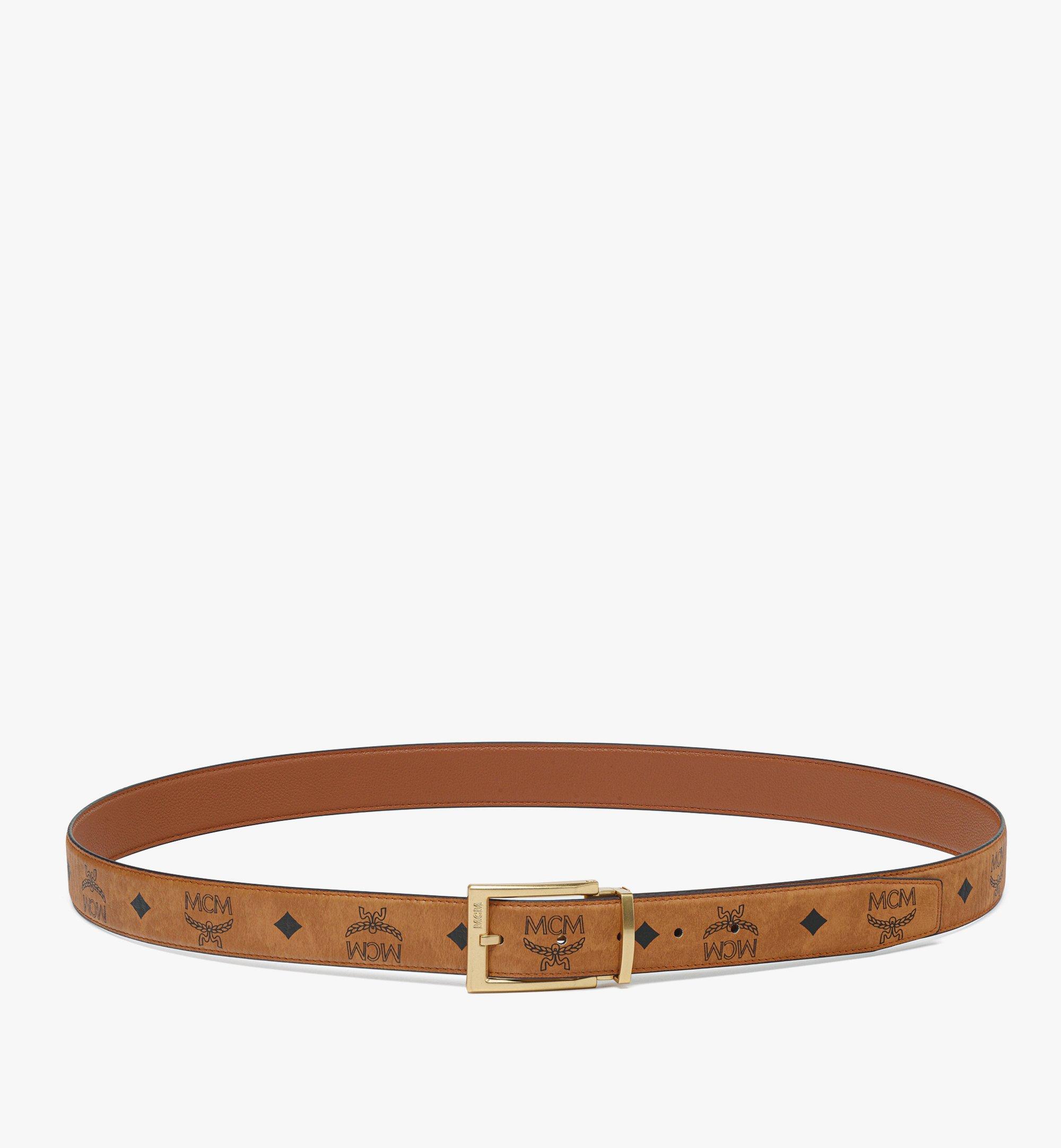 Ceinture réversible Aren 3,3 cm en Visetos
